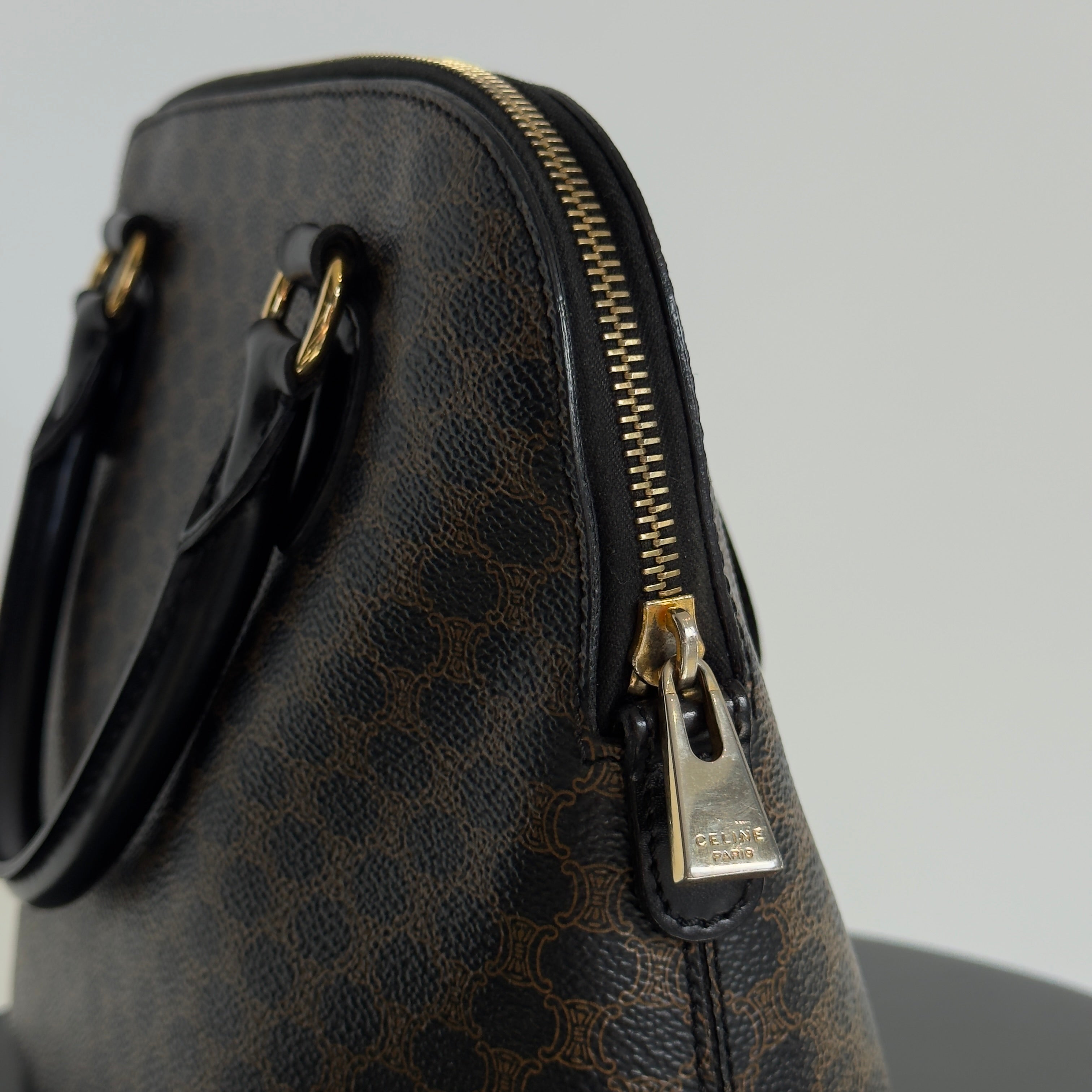 Celine Macadam Black Dome Bag - Queen May