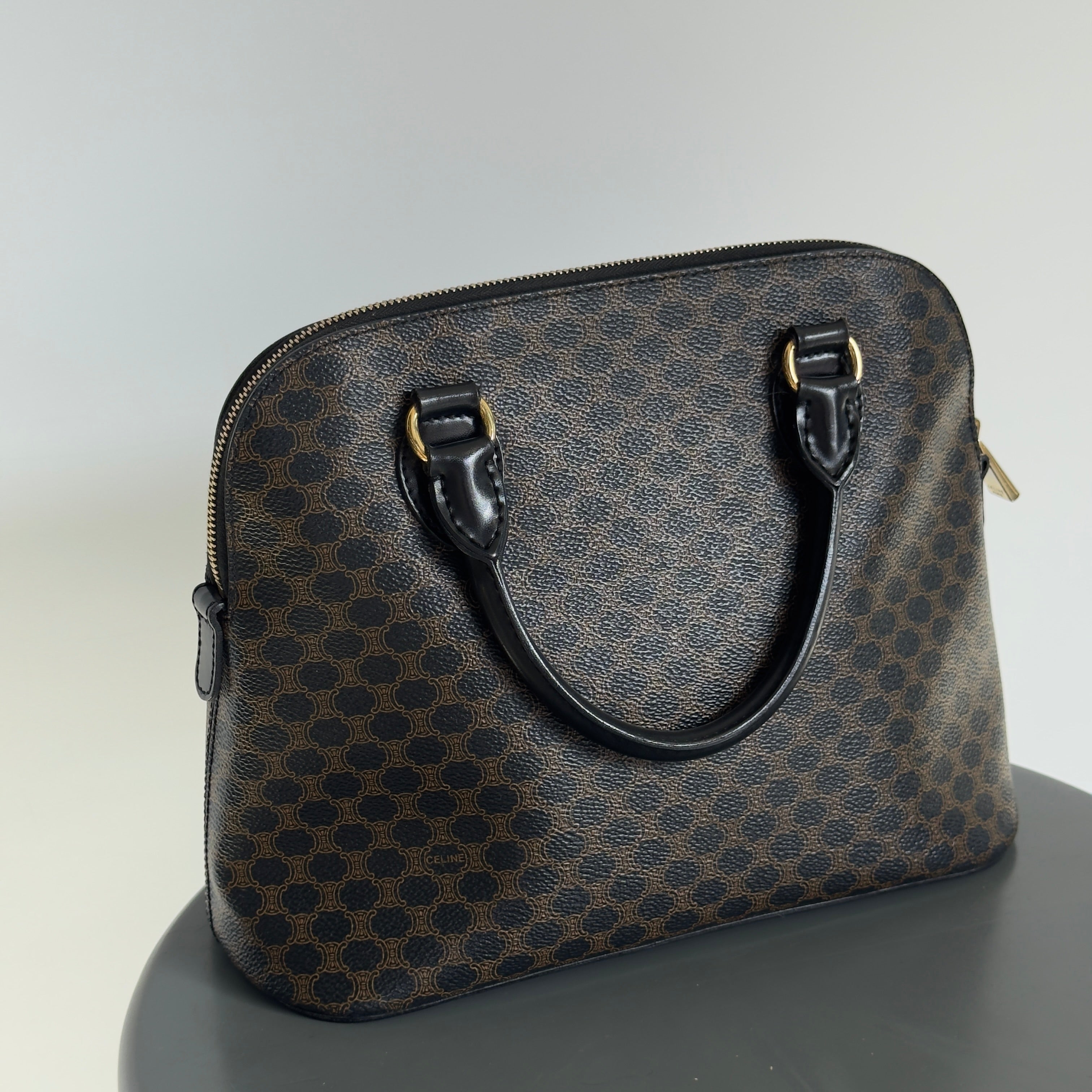 Celine Macadam Black Dome Bag - Queen May
