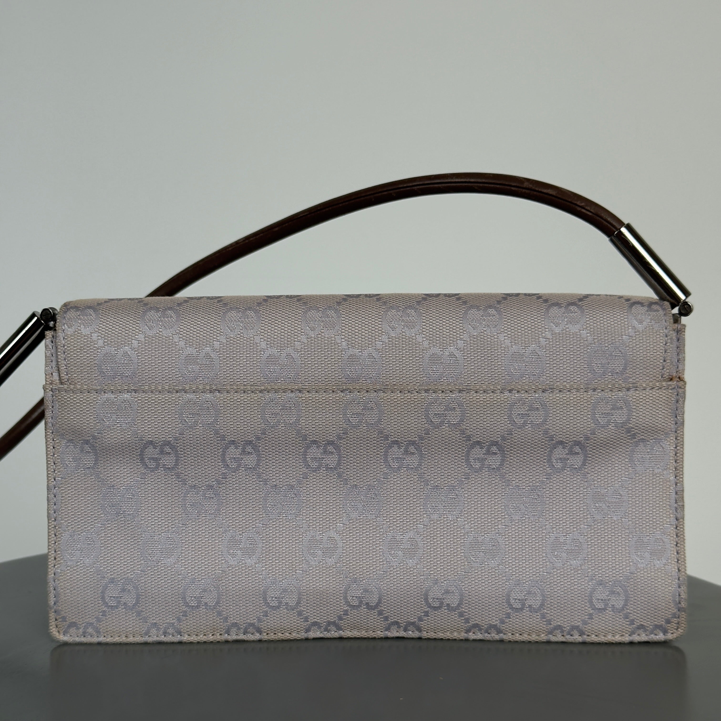 Gucci Lilac Canvas Flap Pochette - Queen May