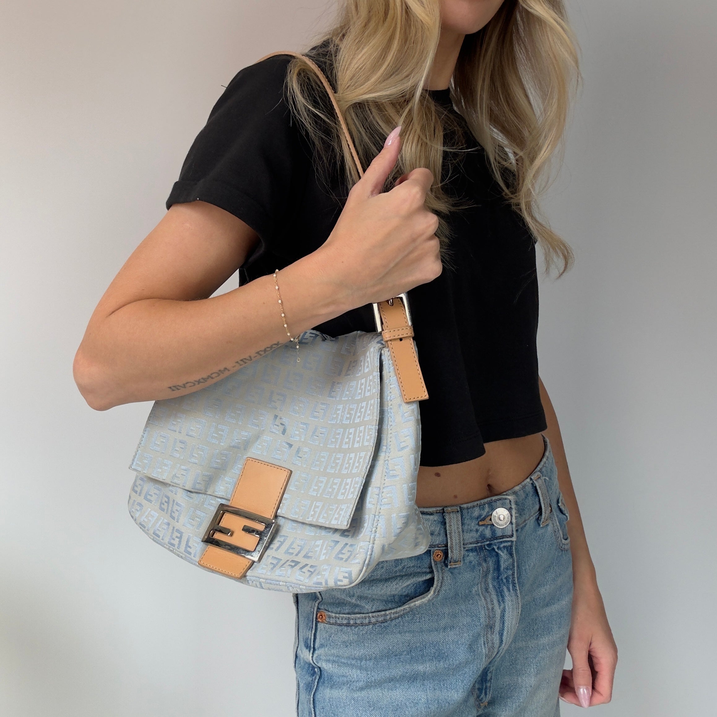 Fendi Zucca Mama Light Blue - Queen May