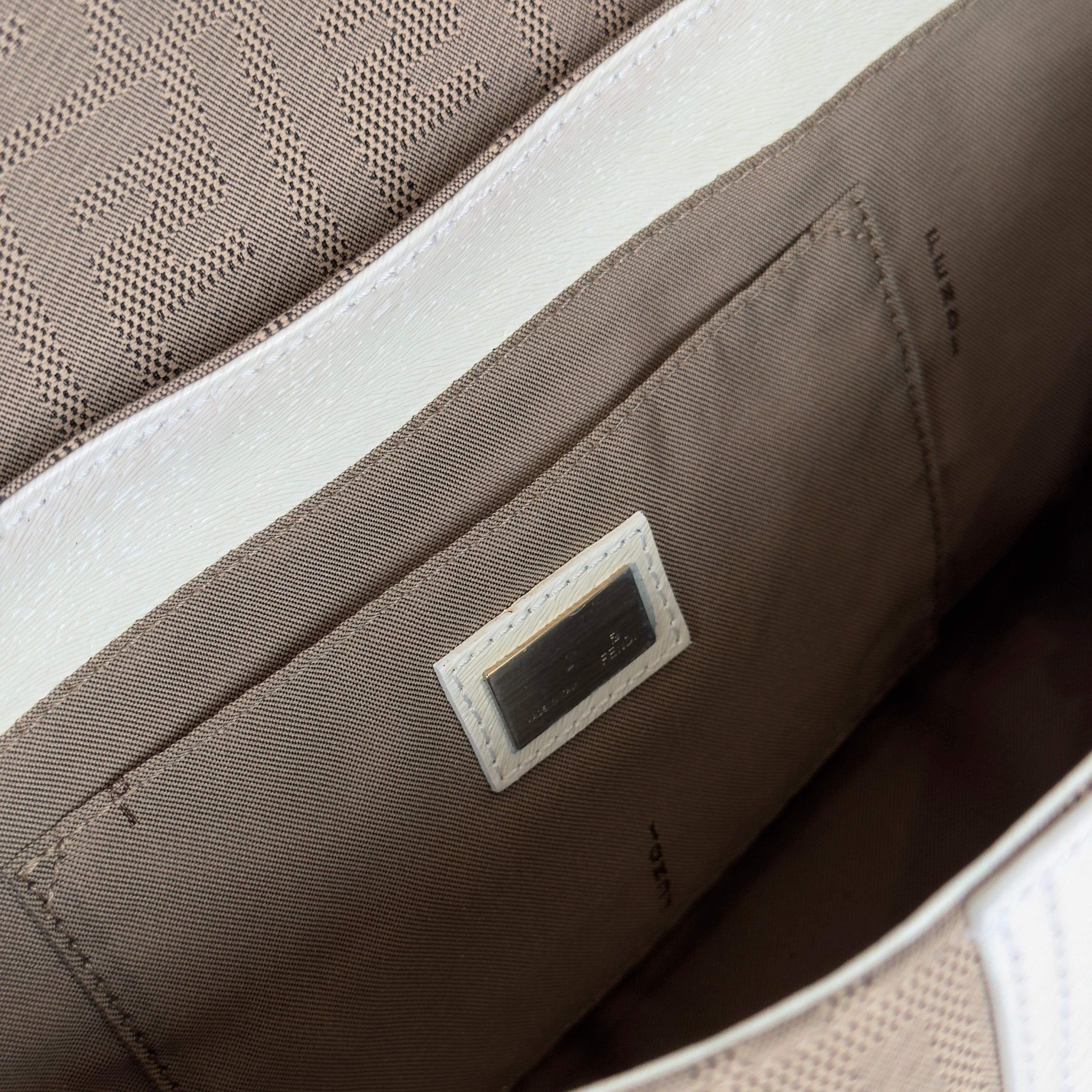 Fendi Zucca Shadow Shoulder Bag - Queen May
