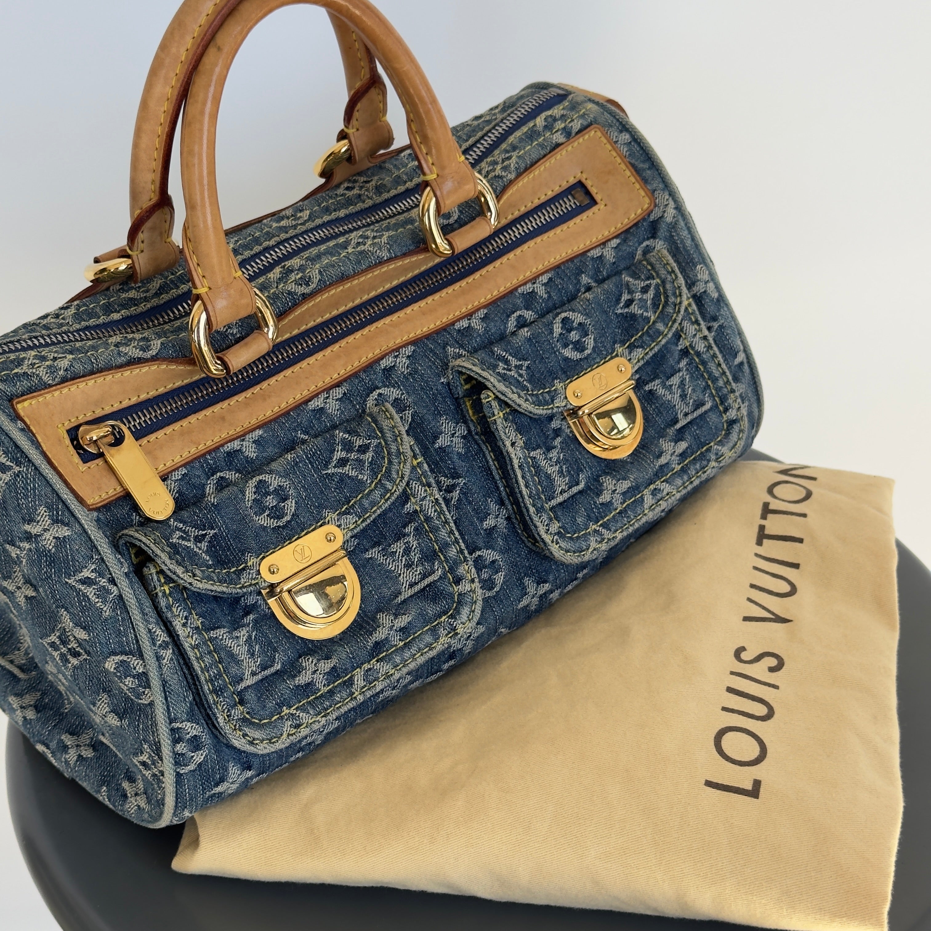 Louis Vuitton Denim Speedy - Queen May
