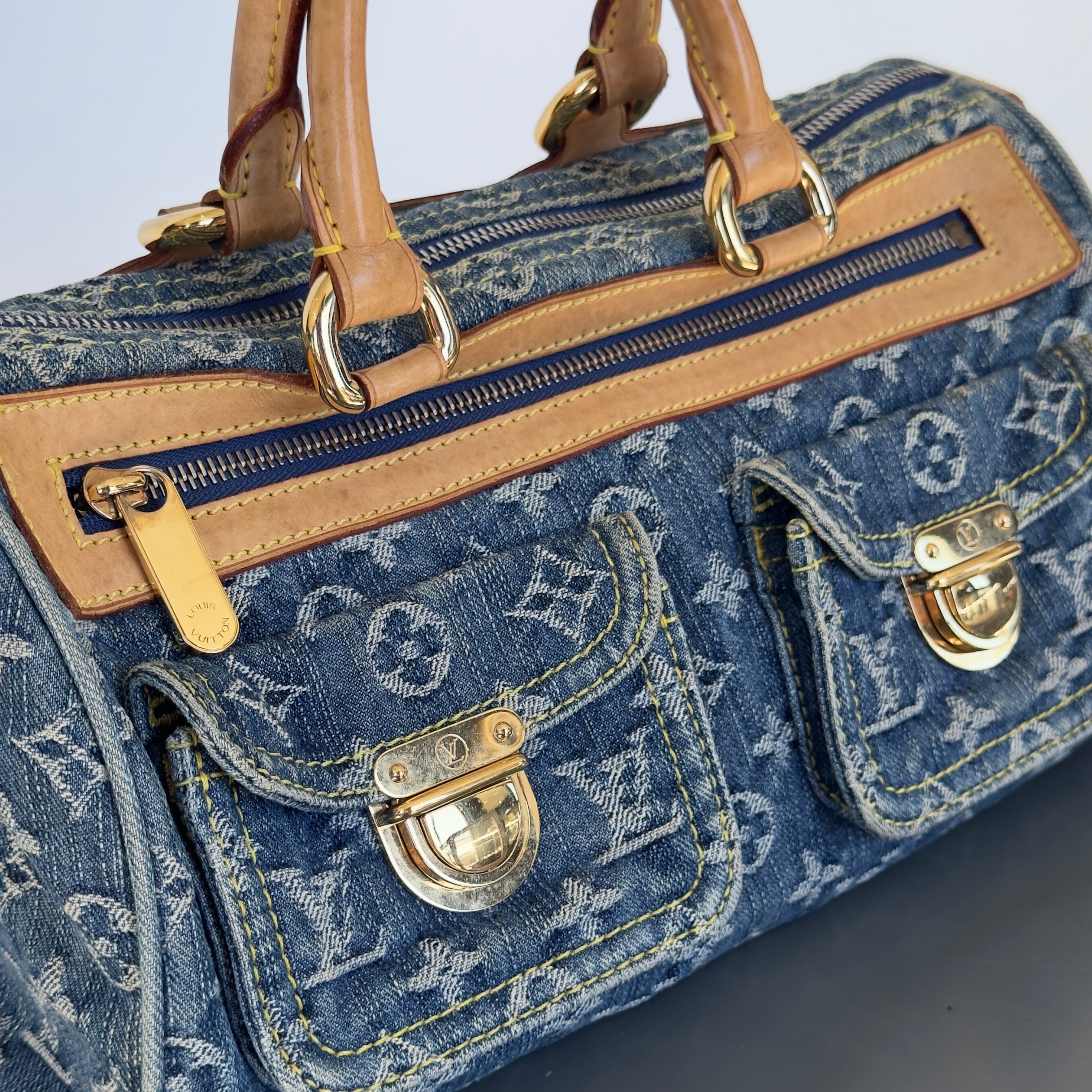 Louis Vuitton Denim Speedy - Queen May