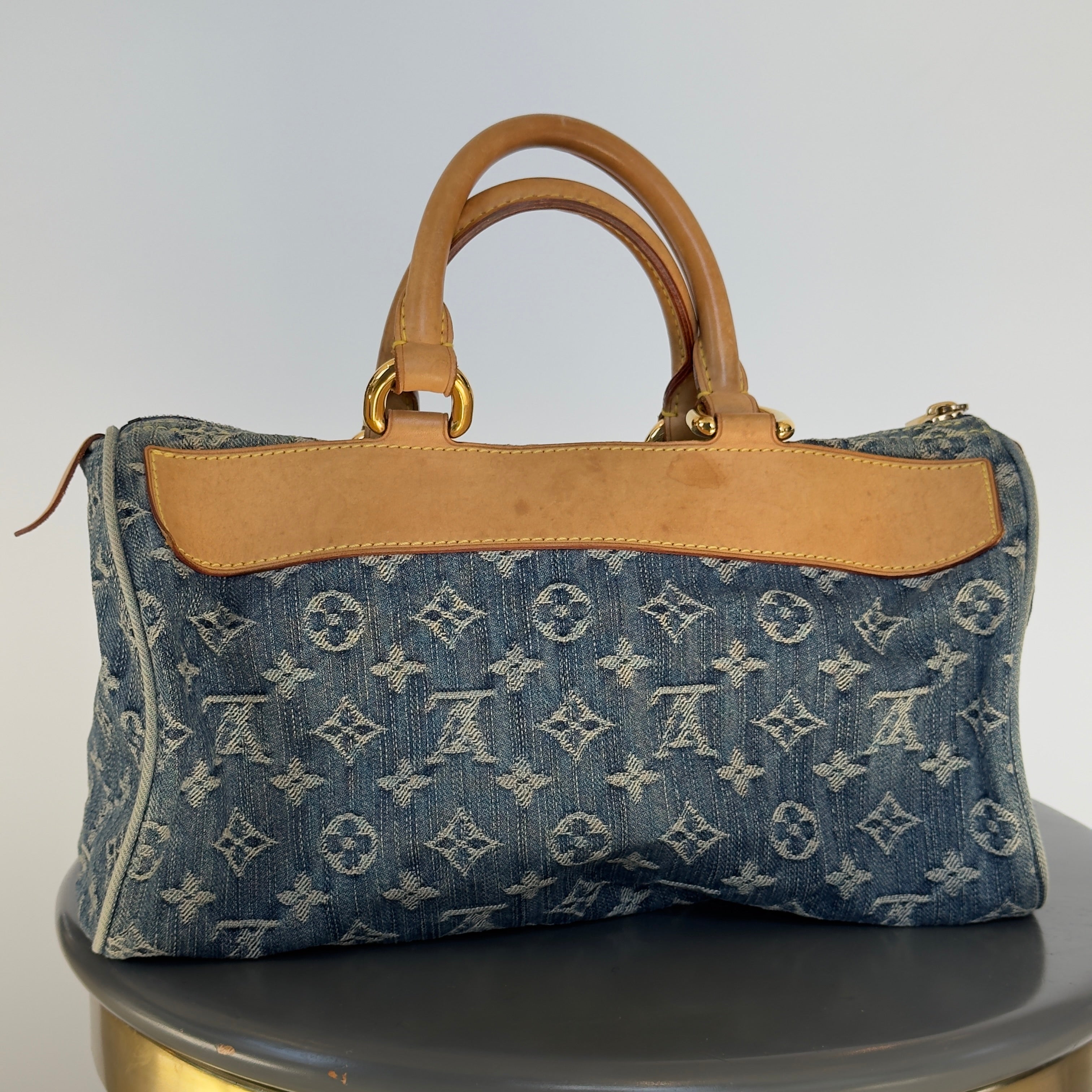 Louis Vuitton Denim Speedy - Queen May