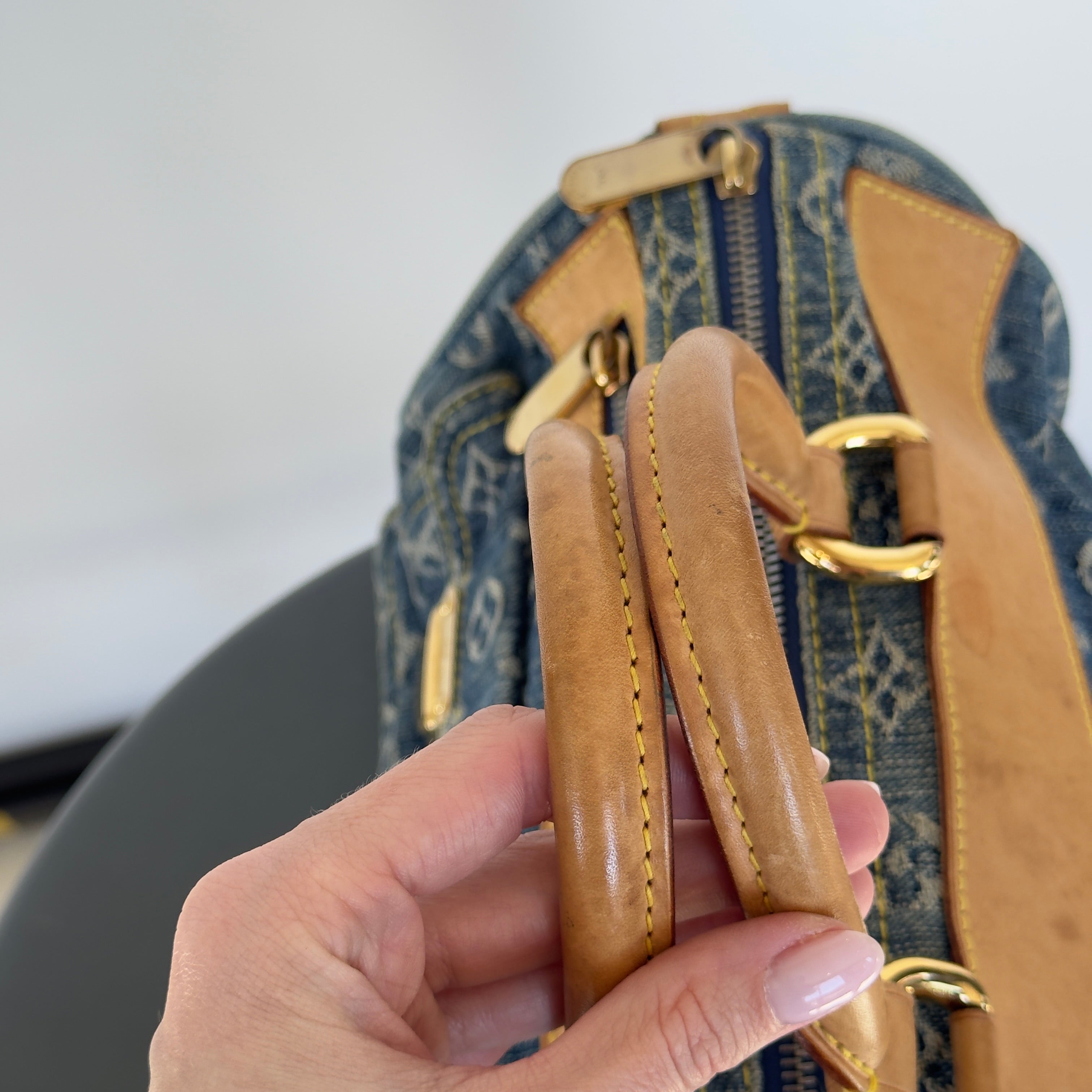 Louis Vuitton Denim Speedy - Queen May