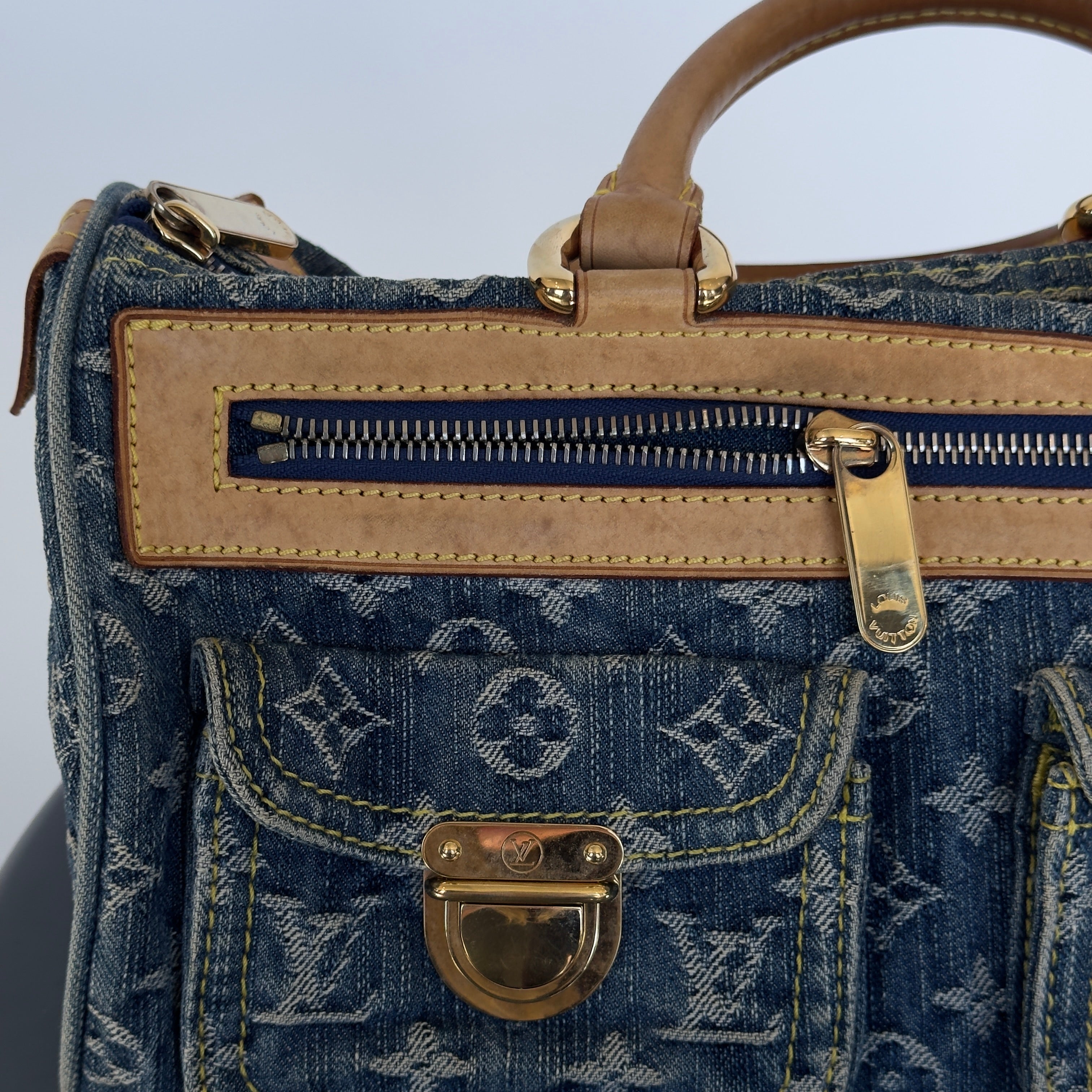 Louis Vuitton Denim Speedy - Queen May