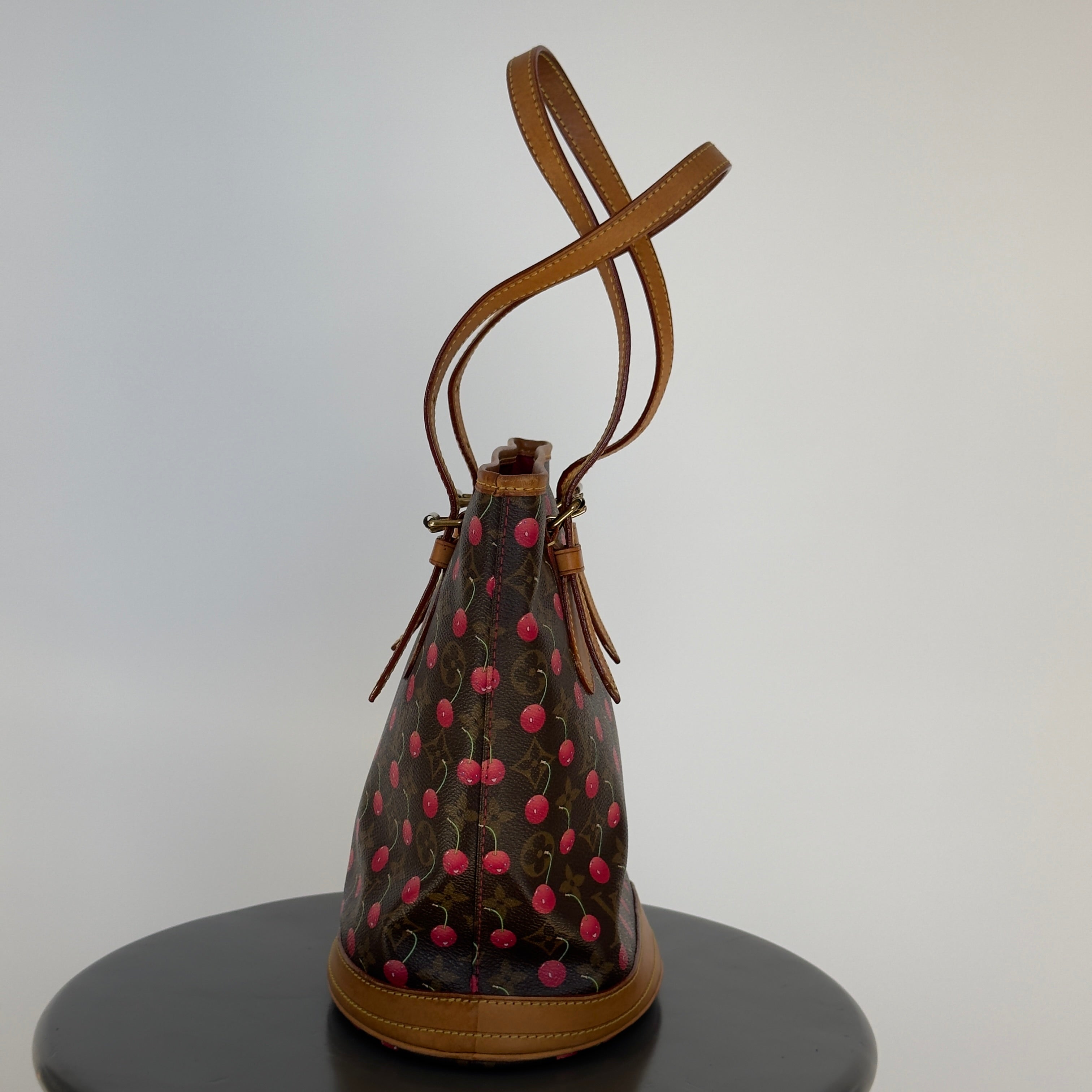 Louis Vuitton Takashi Murakami Cerises Bucket Bag With Pouch - Queen May