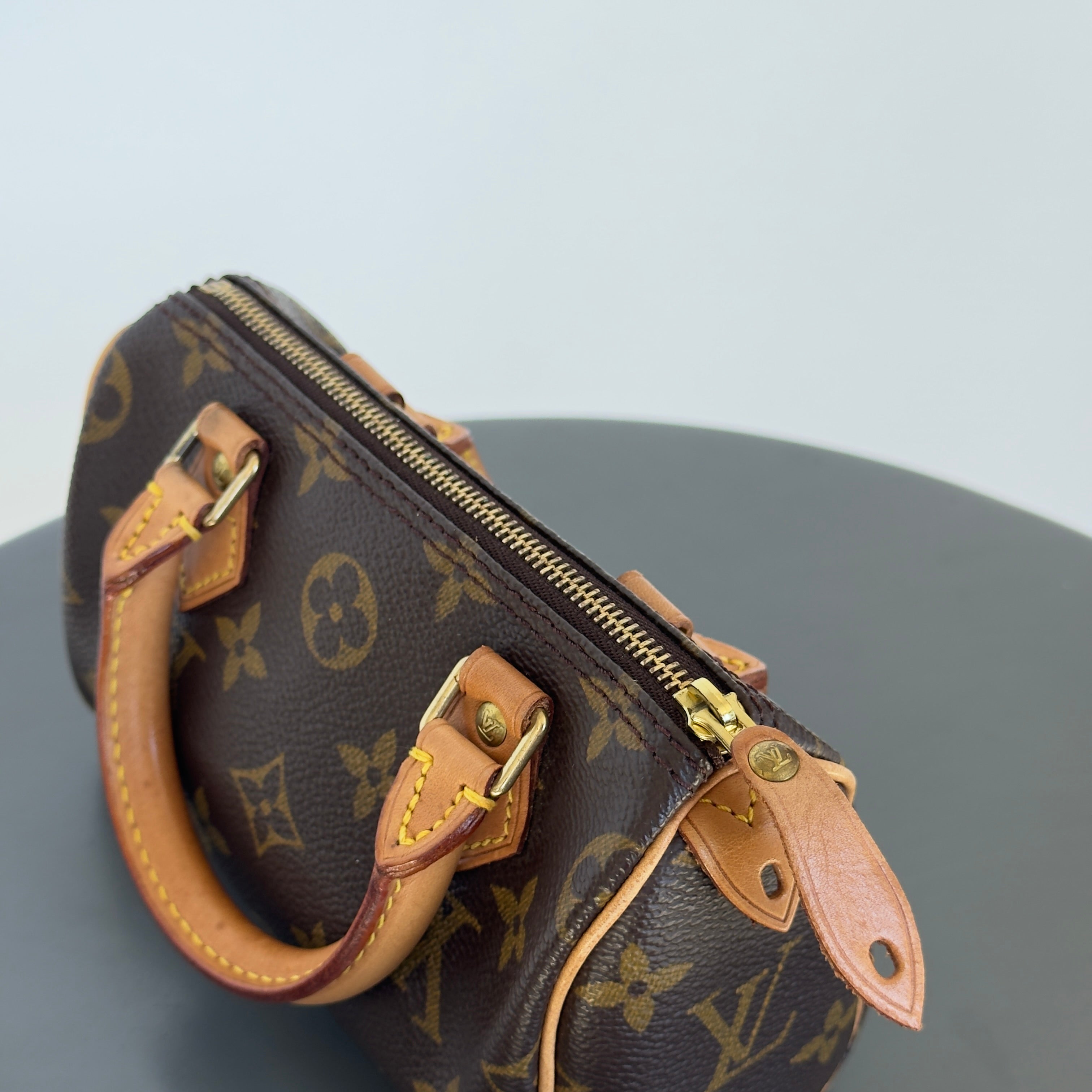 Louis Vuitton Monogram Mini Speedy With Strap - Queen May