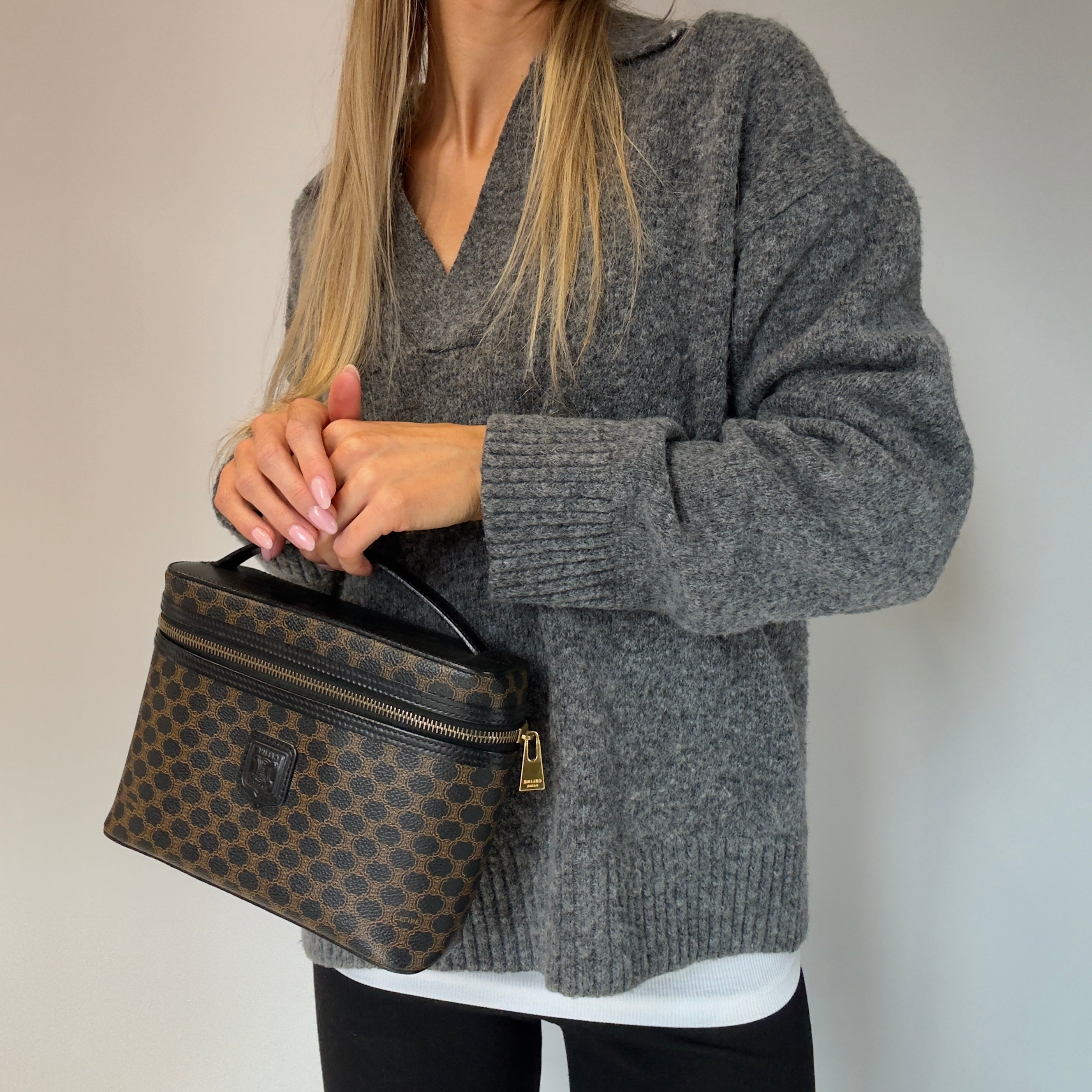 Celine Macadam Canvas Vanity Case - Queen May