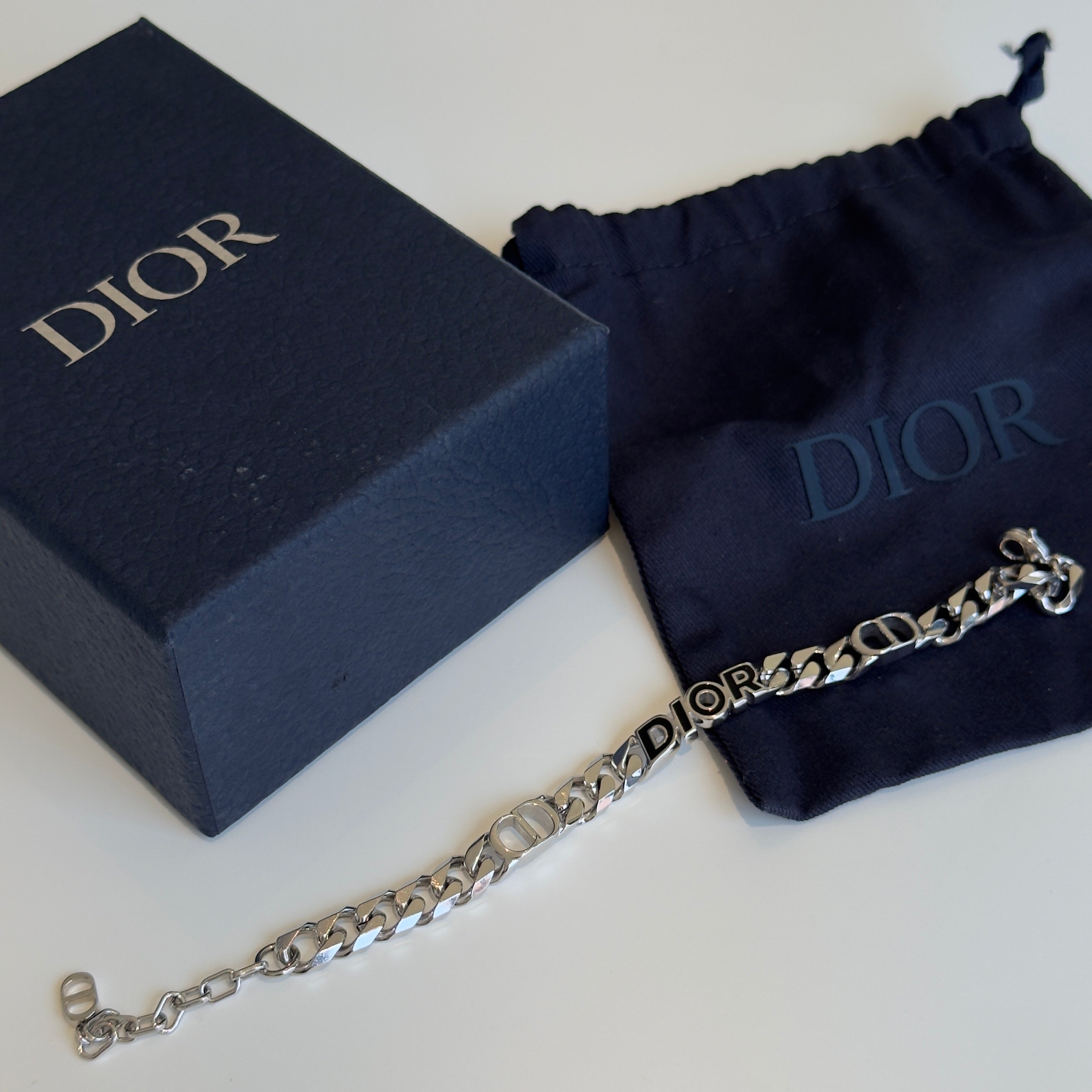 Christian Dior Italic Chain Link Bracelet - Queen May