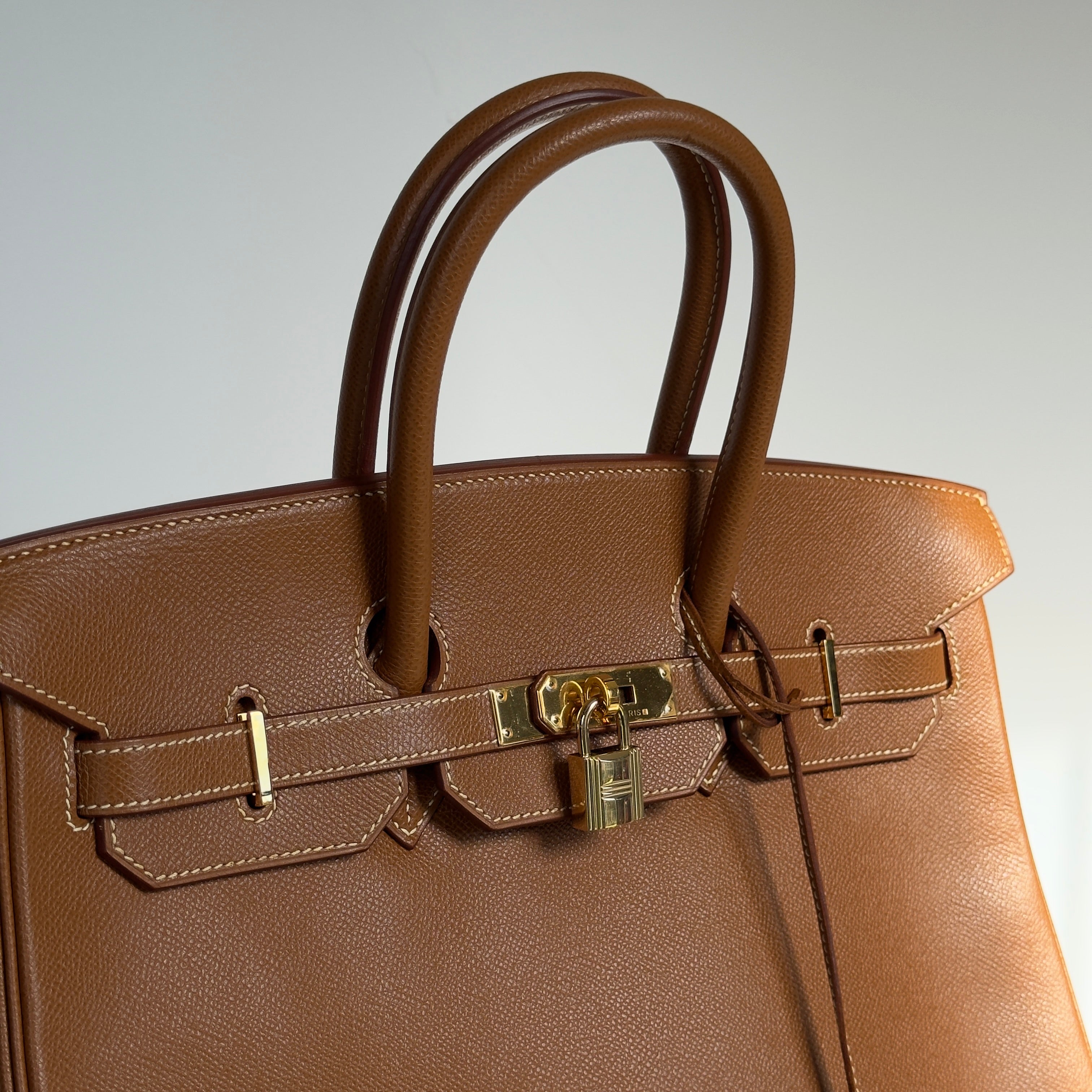 Hermes Birkin 35 Gold Leather With Gold Hardware 2001 - Queen May
