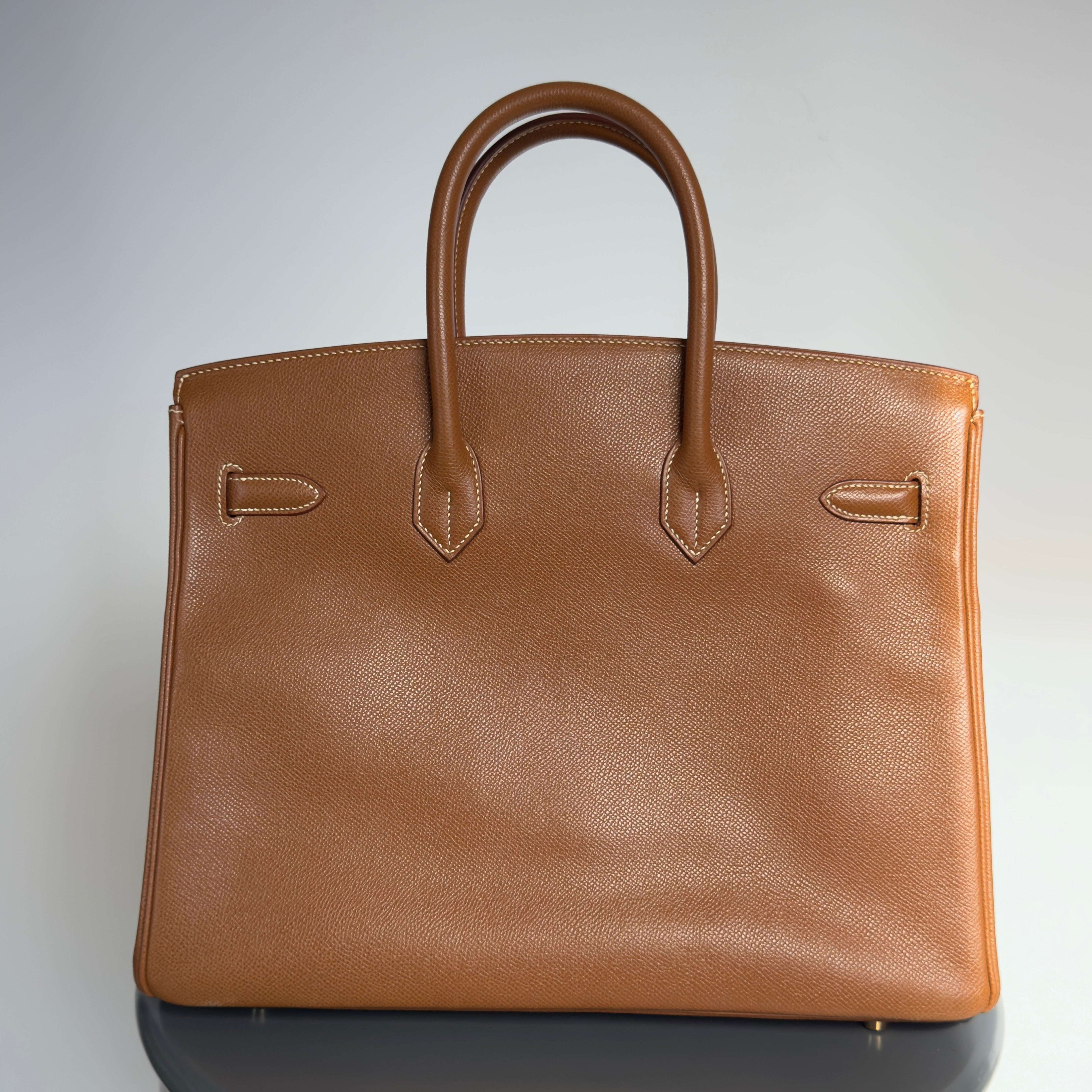 Hermes Birkin 35 Gold Leather With Gold Hardware 2001 - Queen May