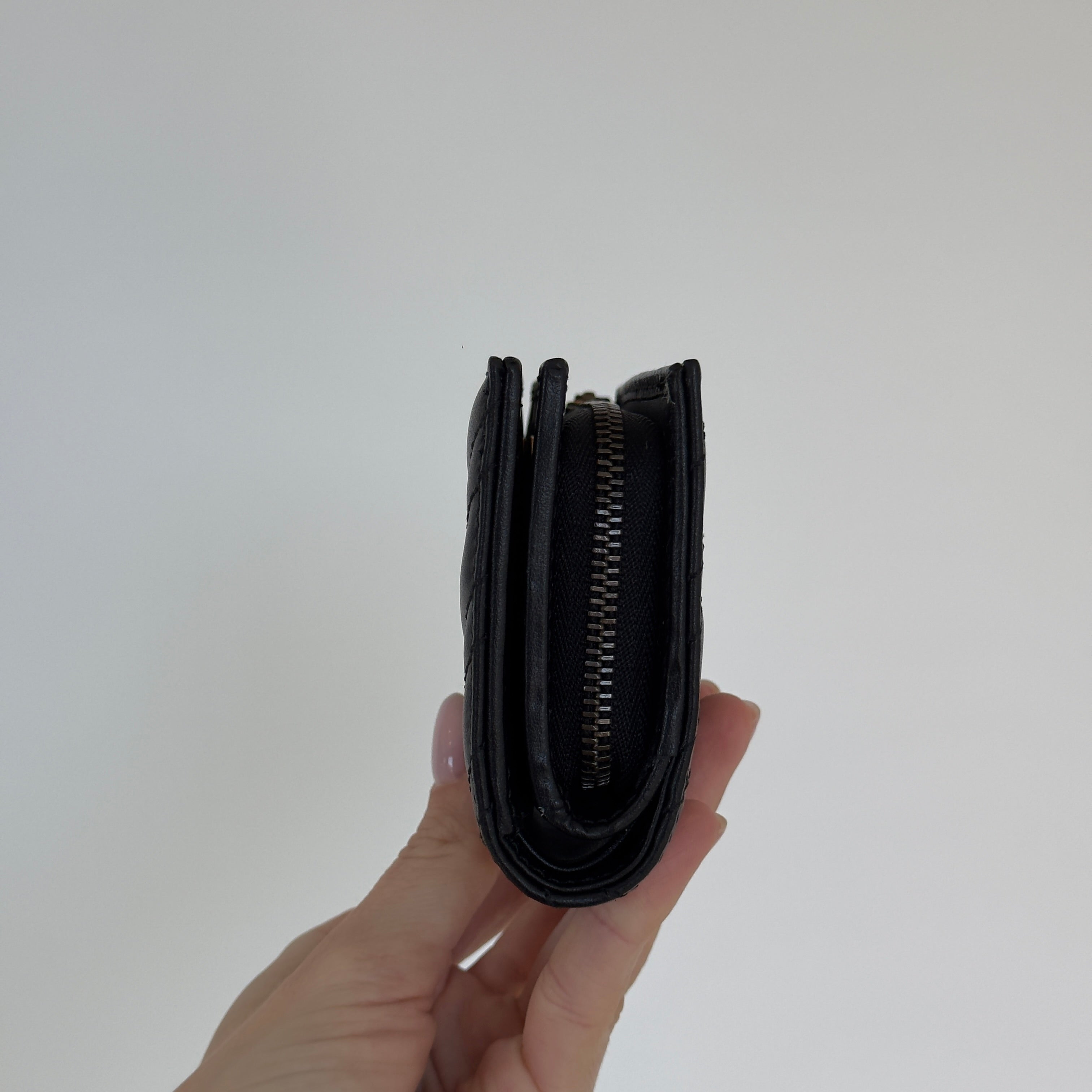 Gucci GG Marmont Card Case Wallet Black Leather - Queen May