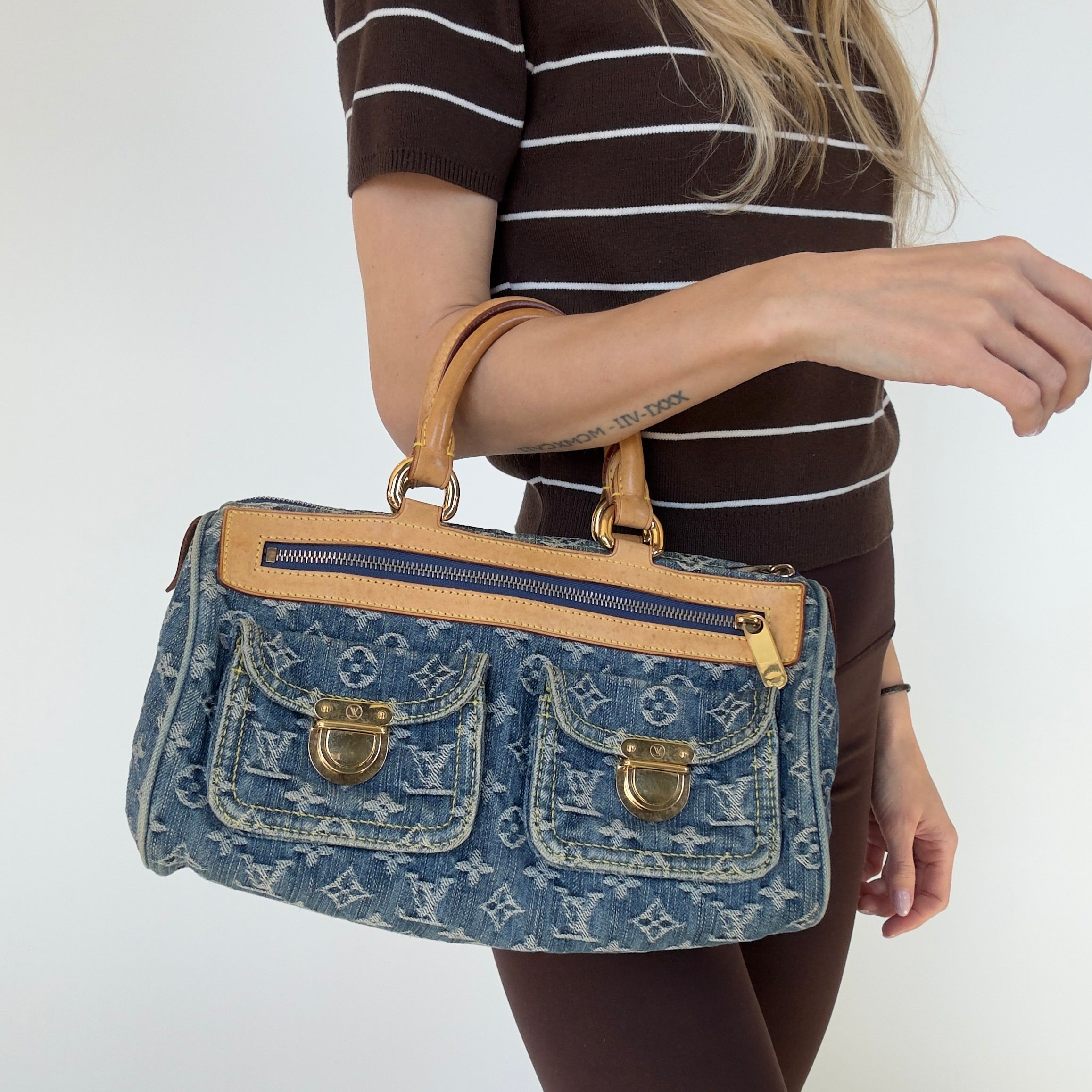 Louis Vuitton Denim Speedy - Queen May
