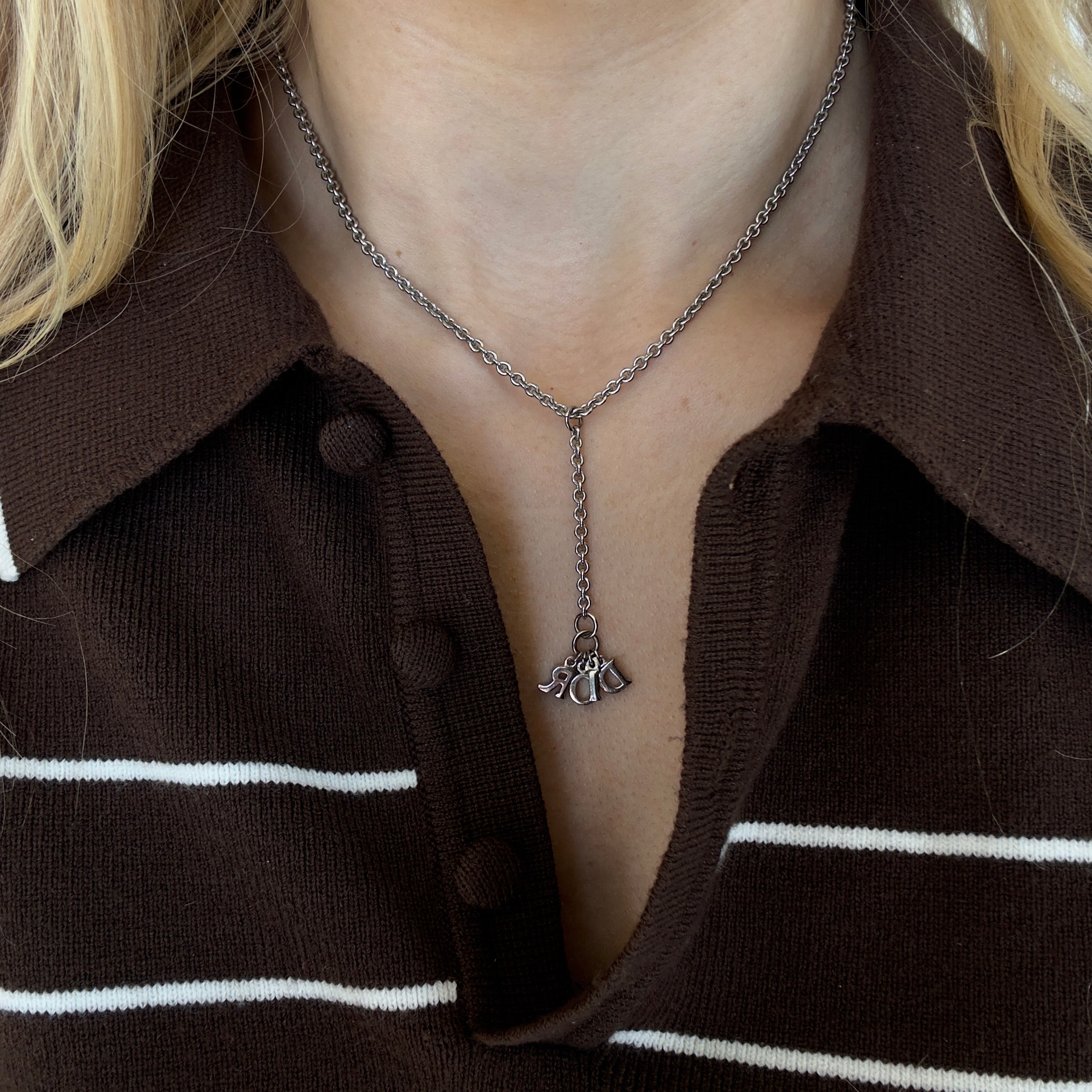 Vintage Dior Lariat Necklace - Queen May