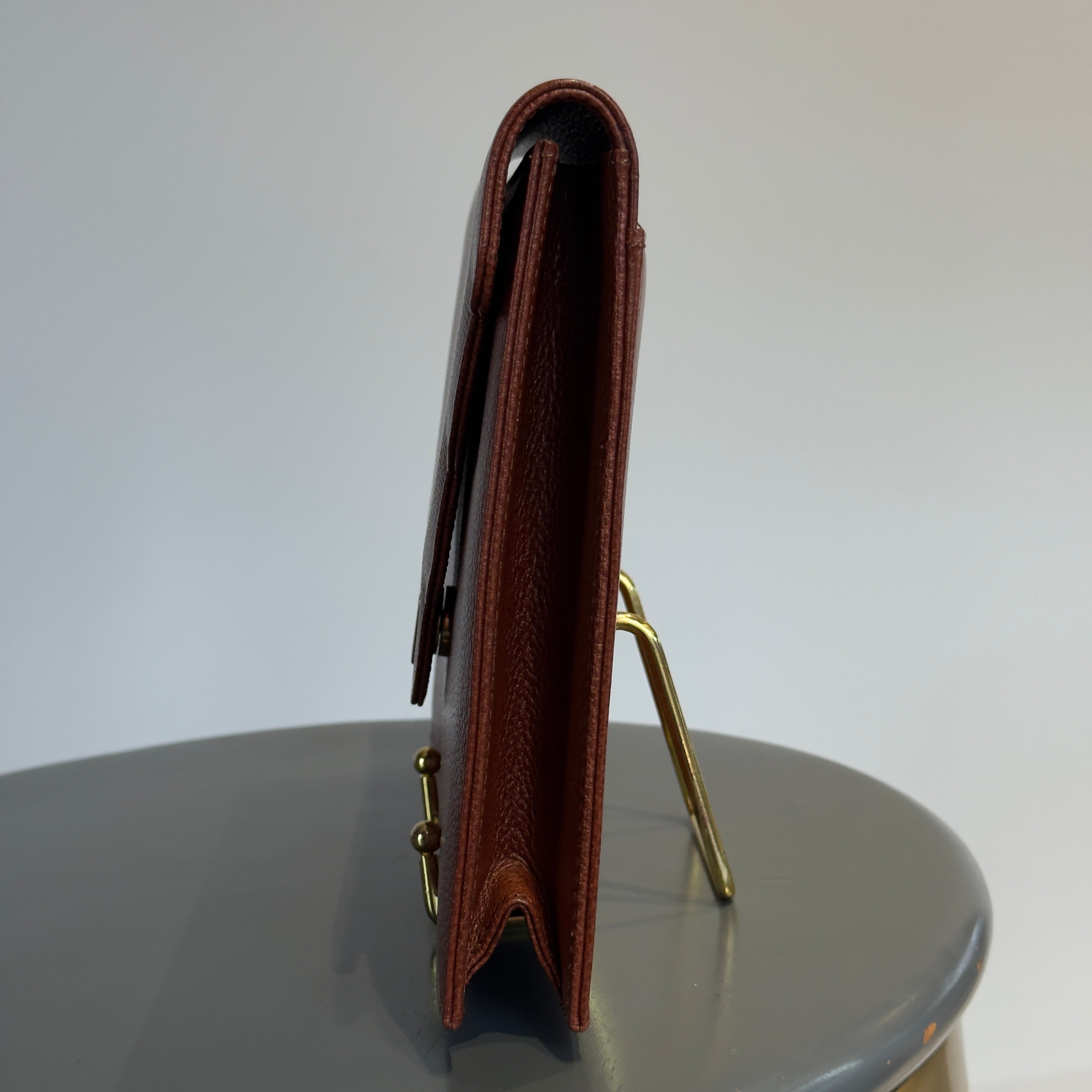 Vintage Yves Saint Laurent Brown Clutch - Queen May