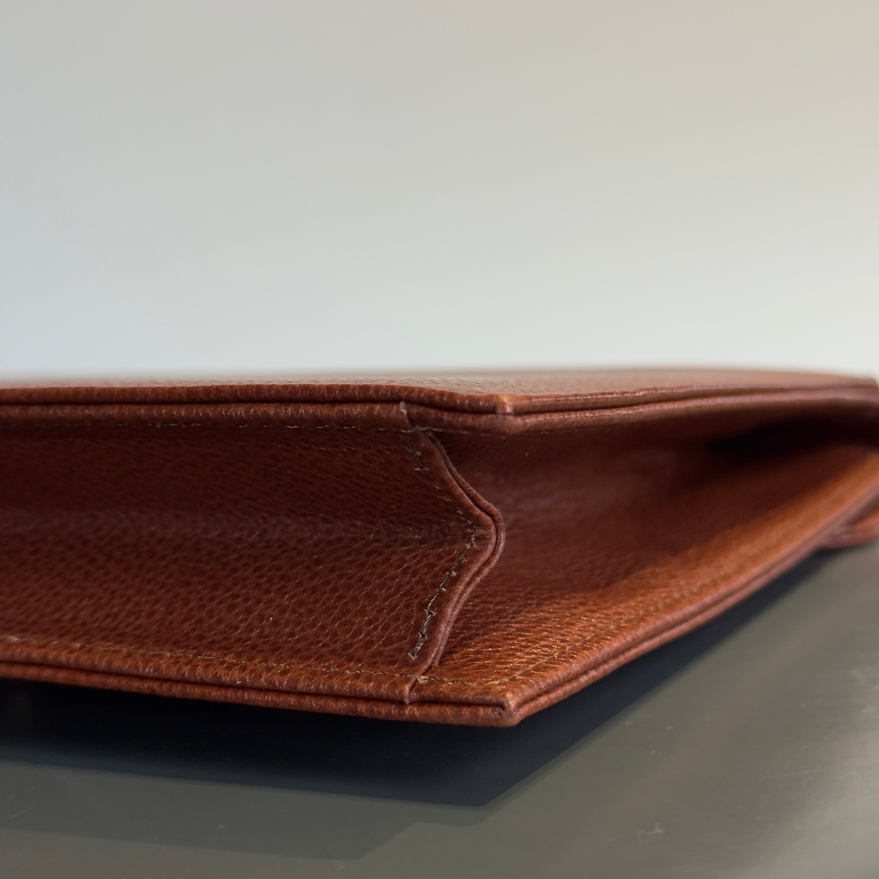Vintage Yves Saint Laurent Brown Clutch - Queen May