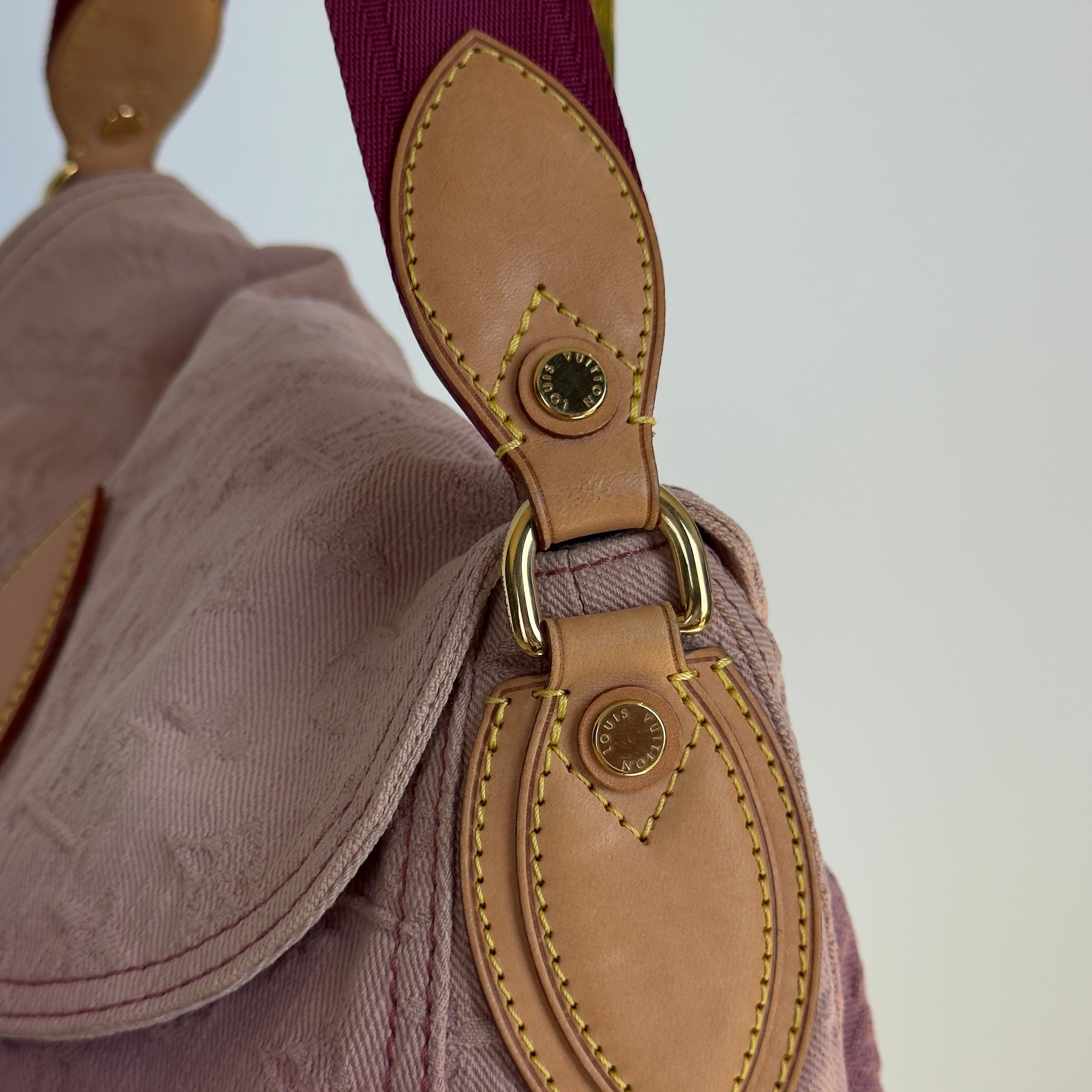 Louis Vuitton Denim Sunray Rouge Fauviste - Queen May