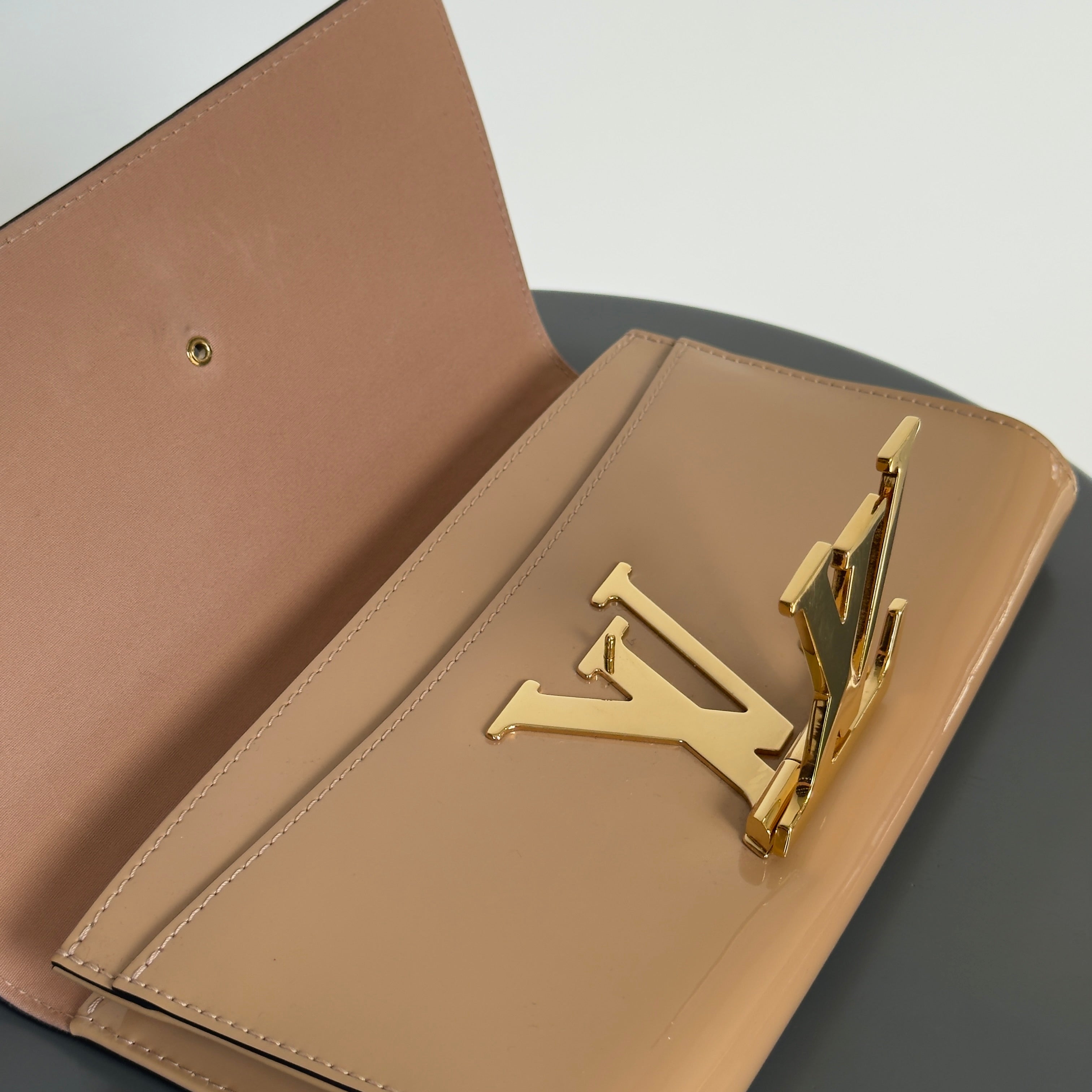 Louis Vuitton Vernis Patent Leather Louise Clutch - Queen May