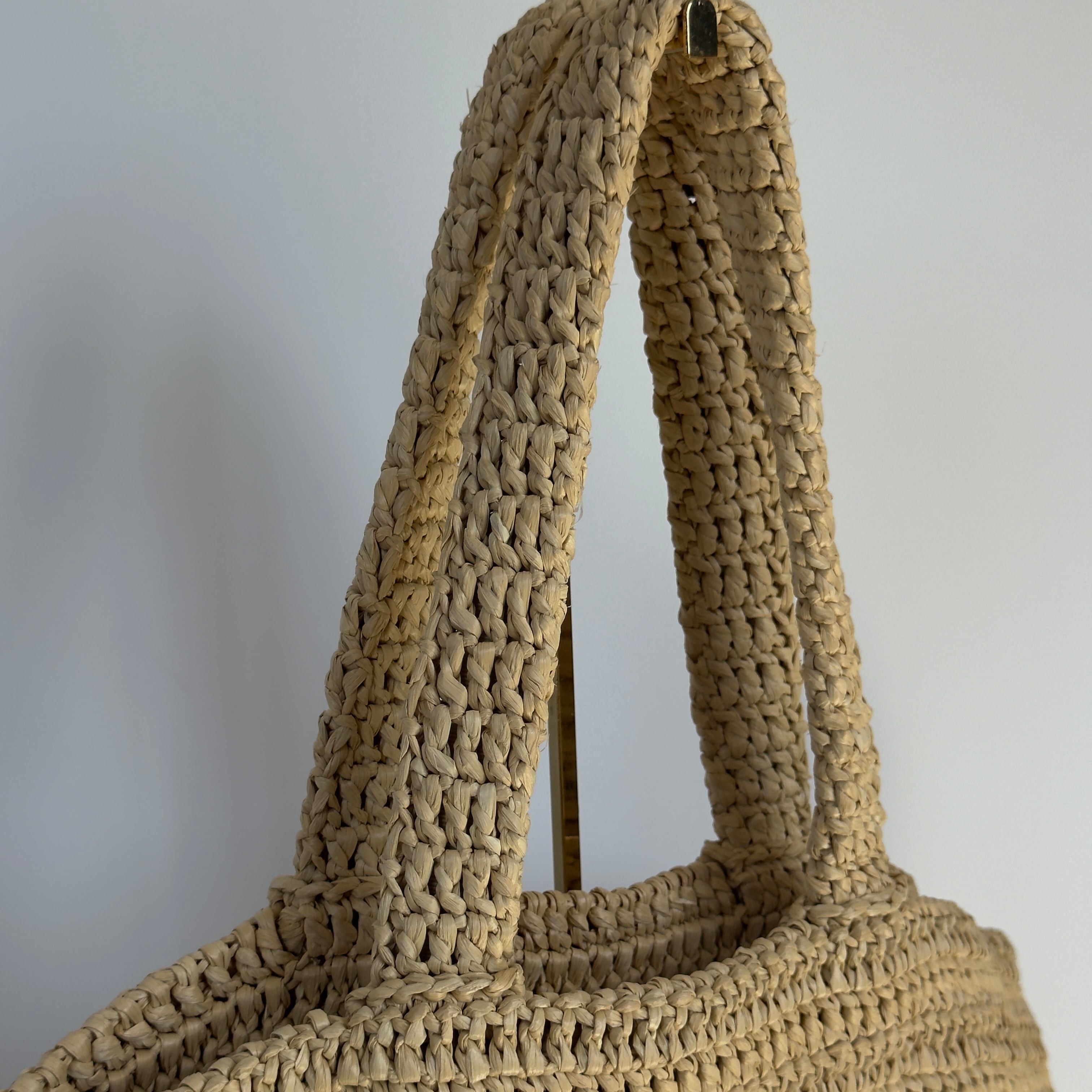 Saint Laurent Raffia Rive Gauche Tote - Queen May