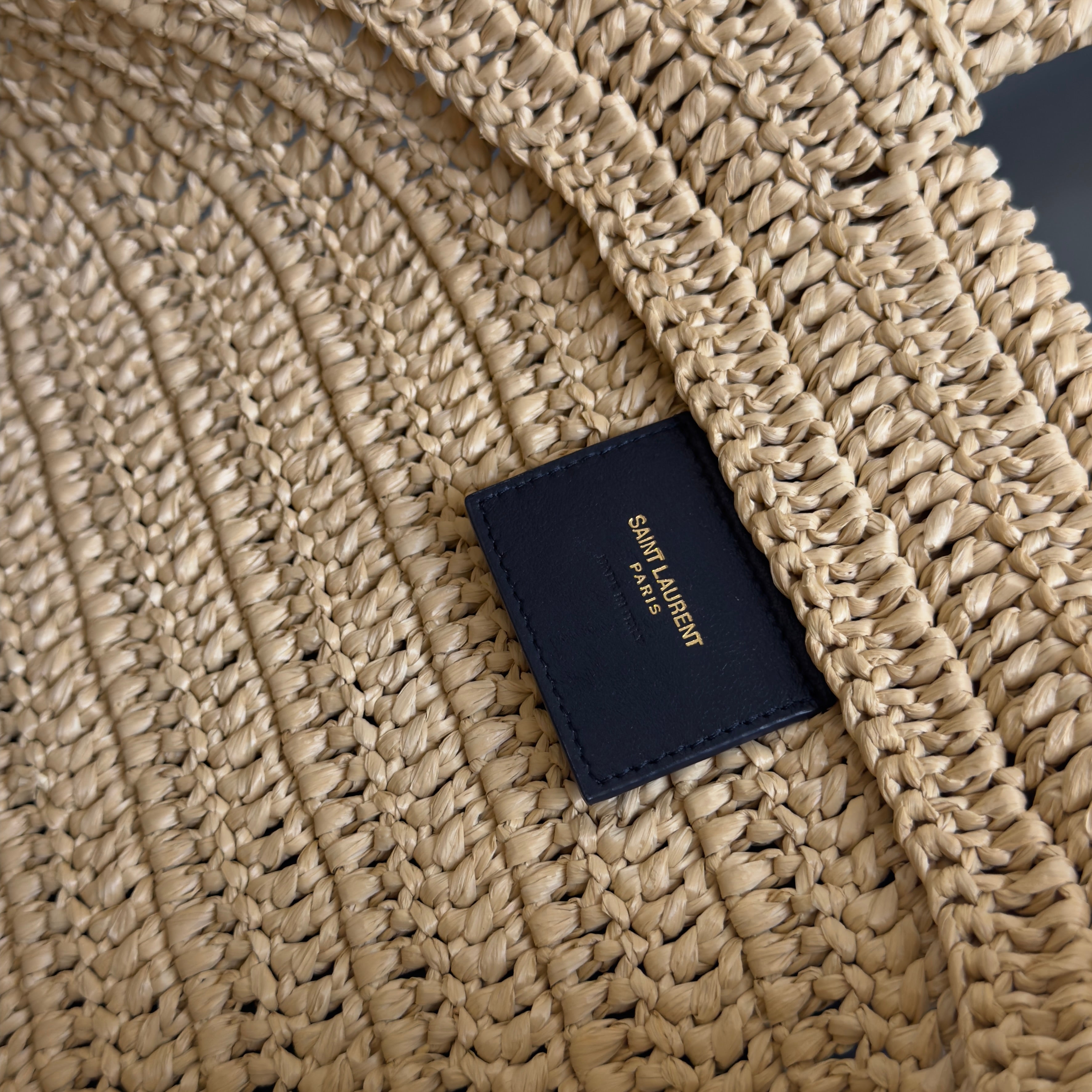 Saint Laurent Raffia Rive Gauche Tote - Queen May
