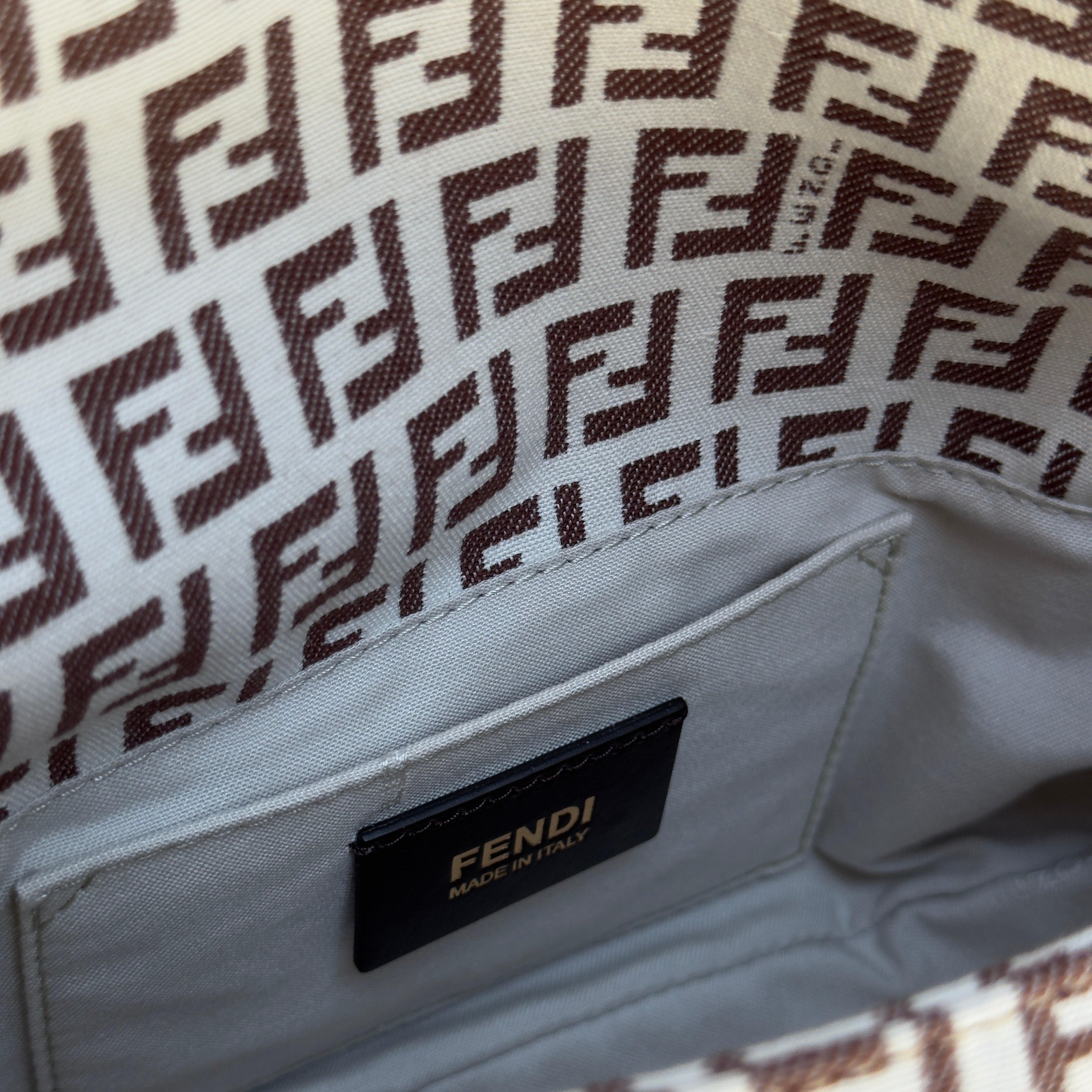 Fendi Zucchino Vitello Mini Mama Baguette - Queen May