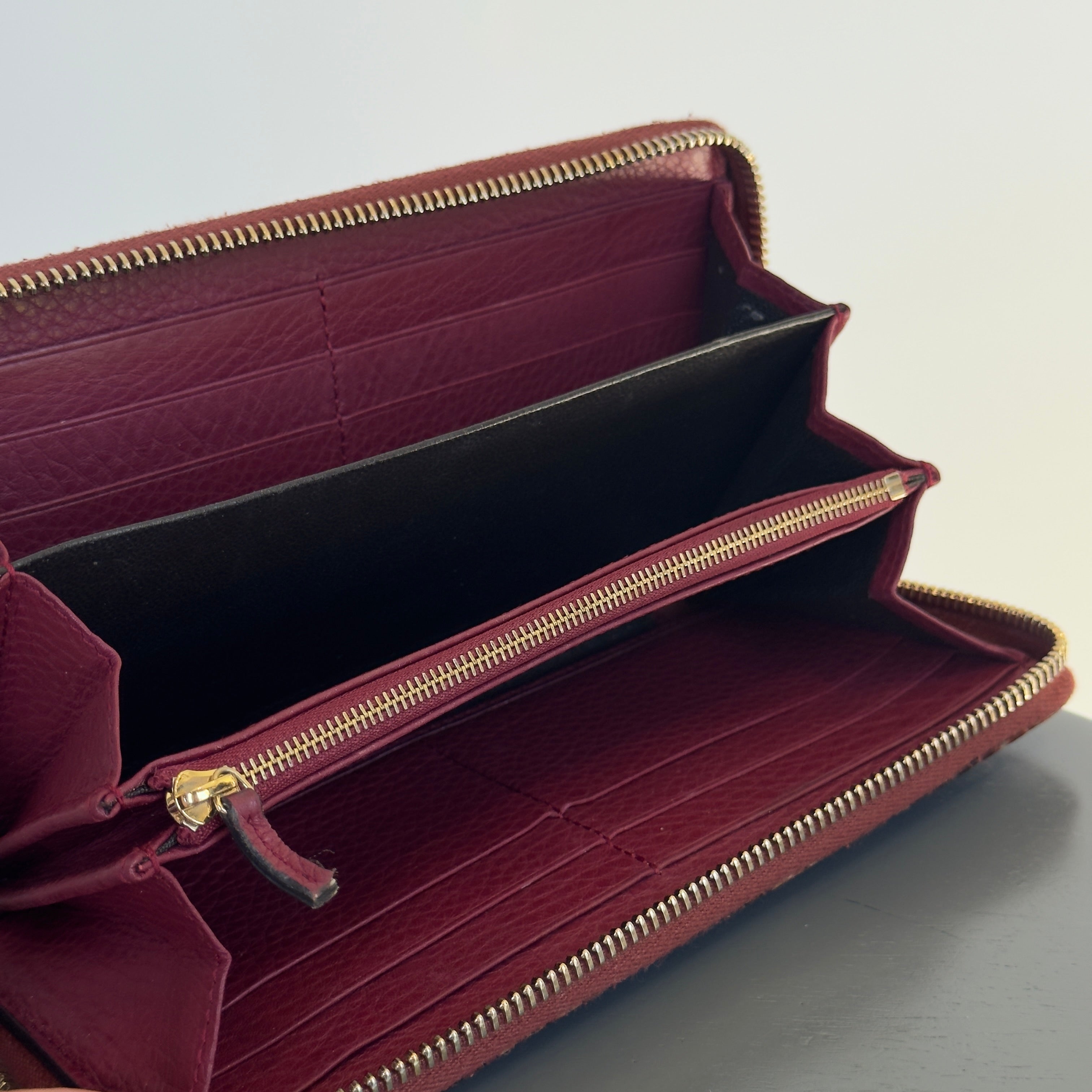 Gucci Python Soho Interlocking G Logo Wallet - Queen May