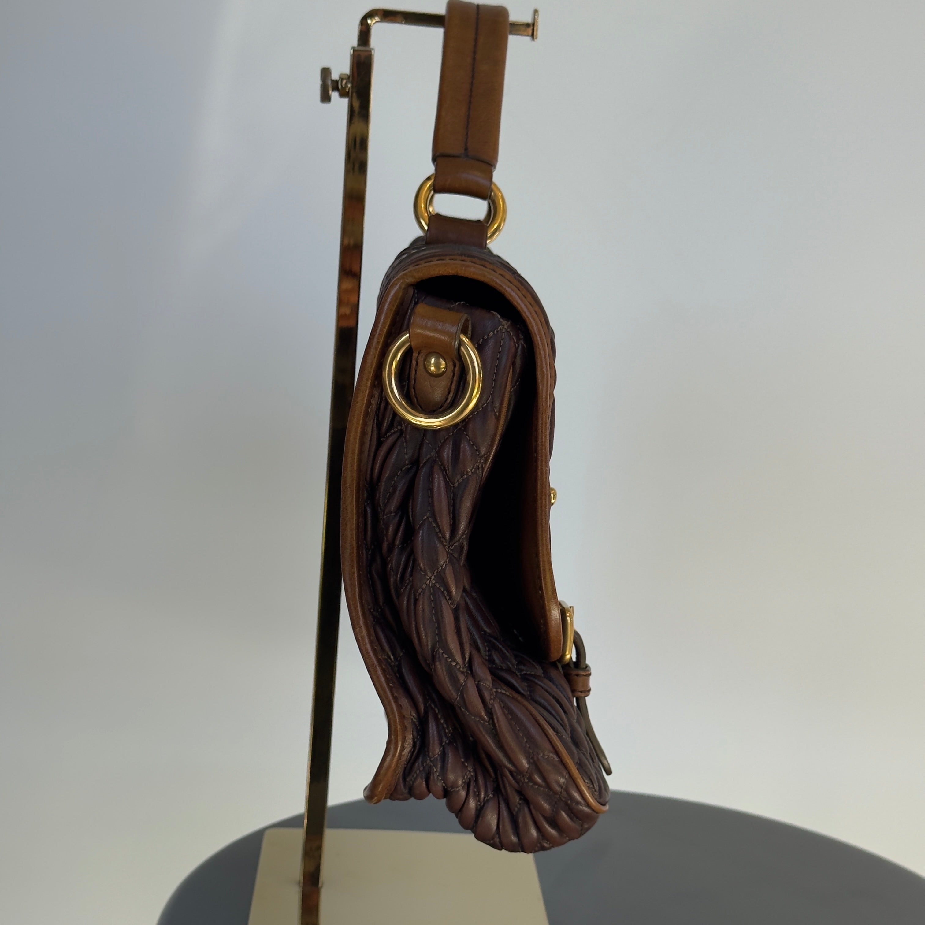 Miu Miu Matelasse Leather Satchel - Queen May