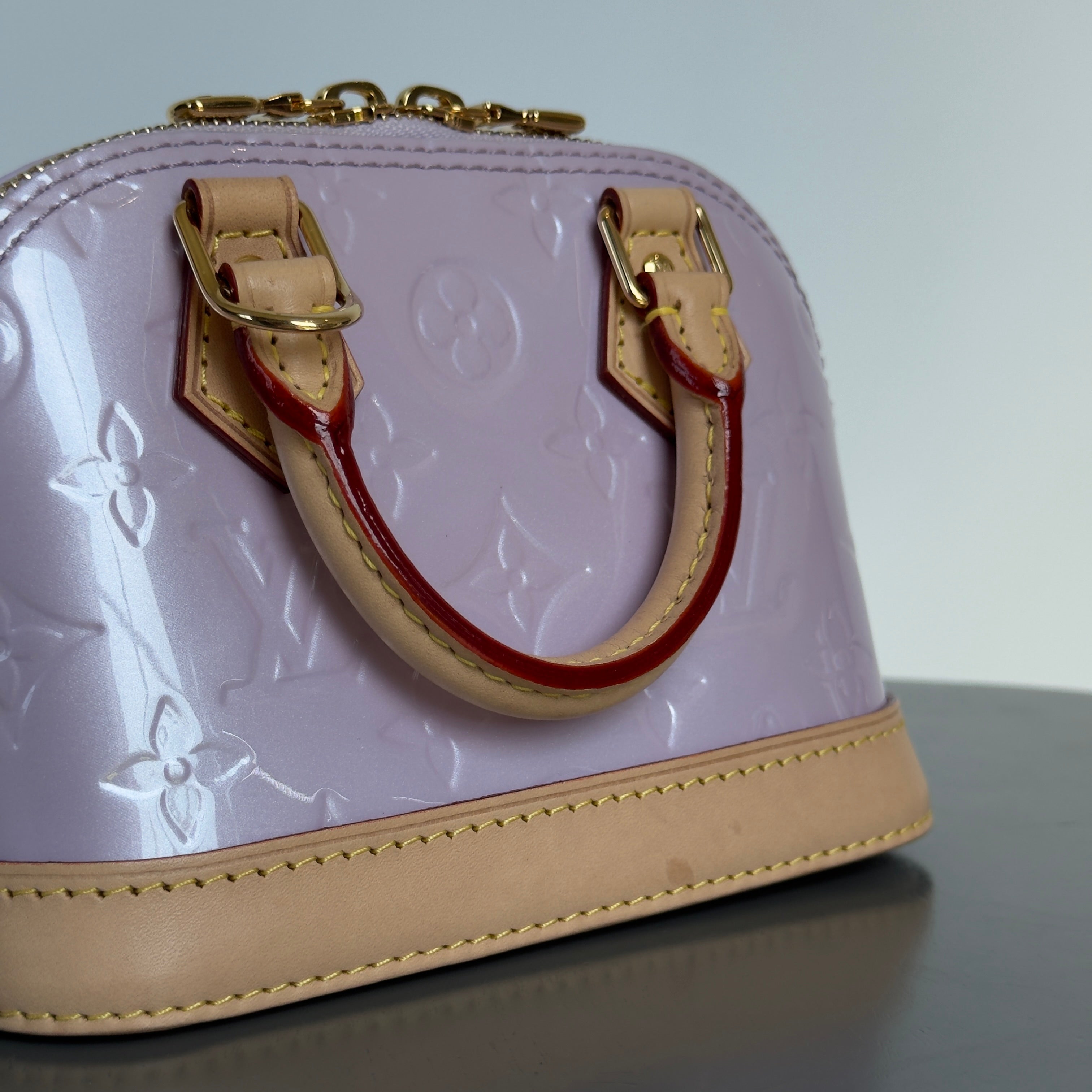 Louis Vuitton Vernis Nano Alma Glossy Lilac - Queen May