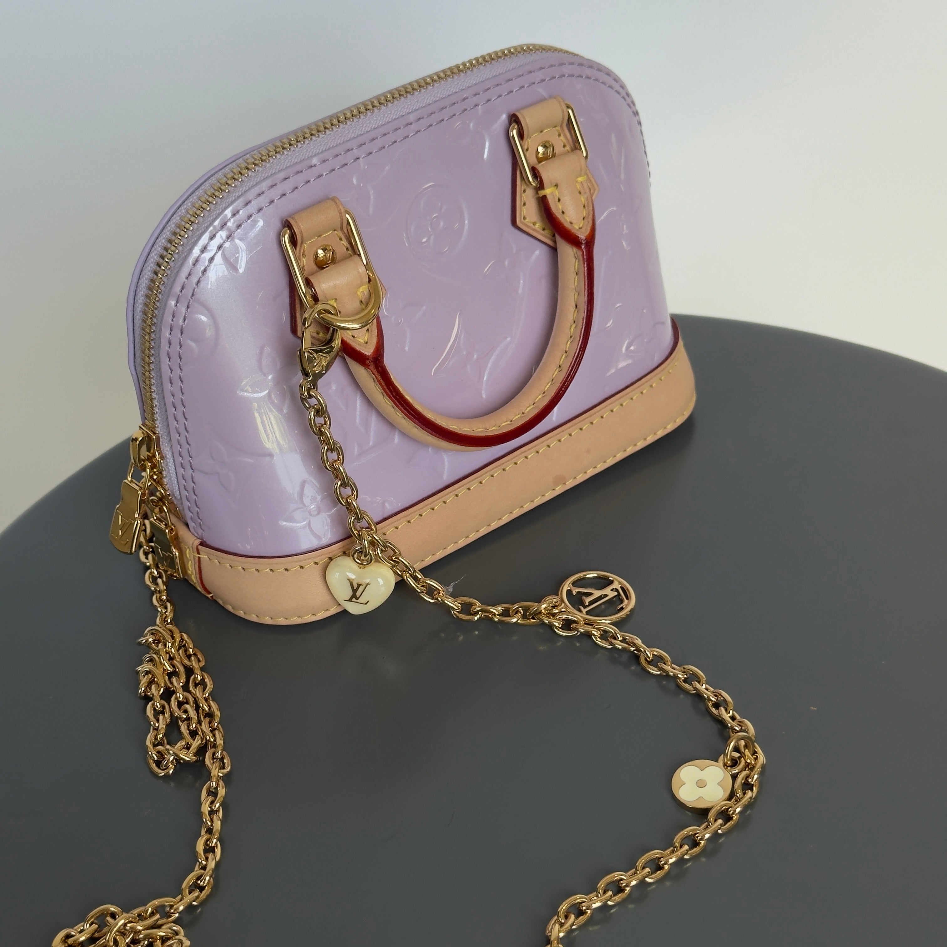 Louis Vuitton Vernis Nano Alma Glossy Lilac - Queen May