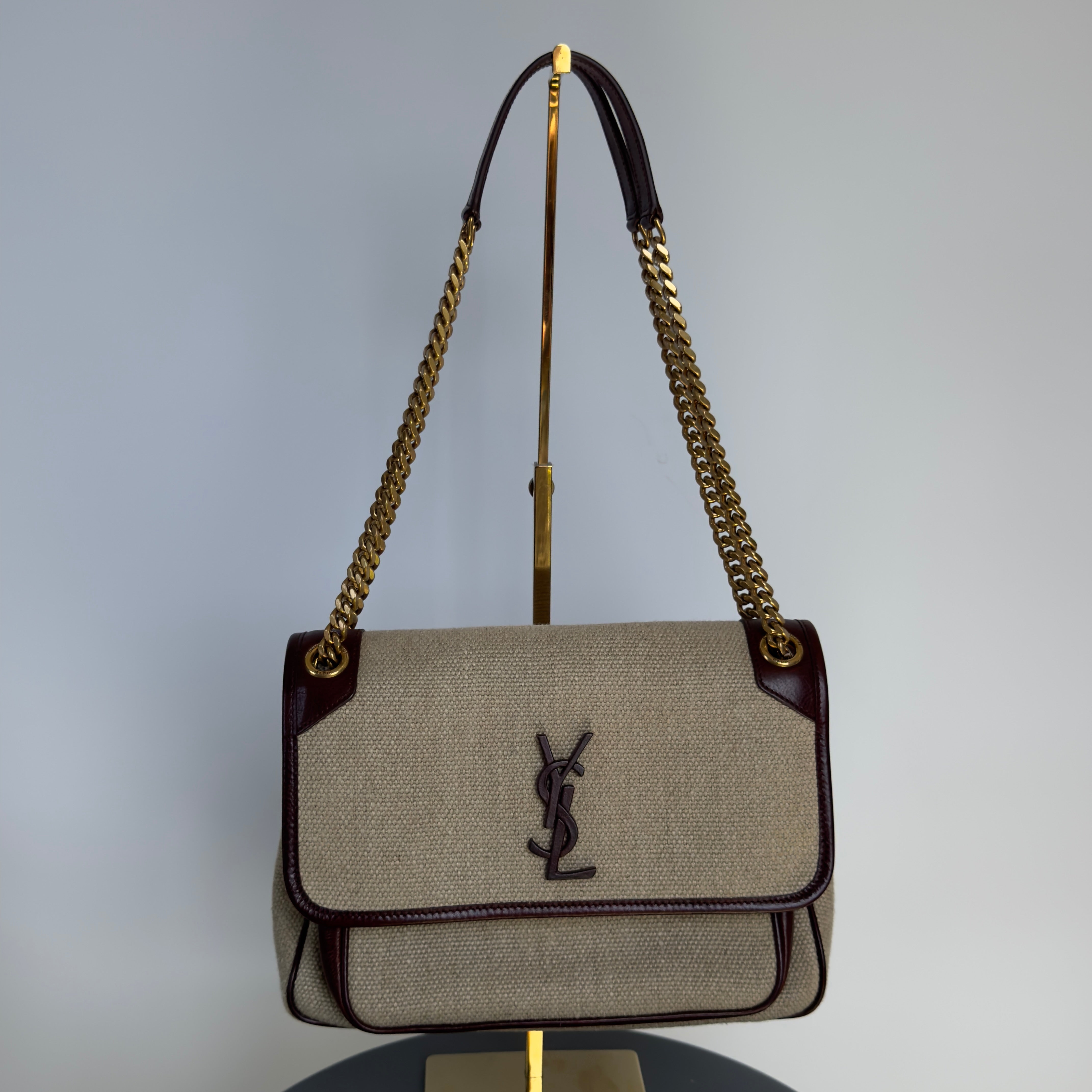 Saint Laurent Canvas Niki Medium - Queen May