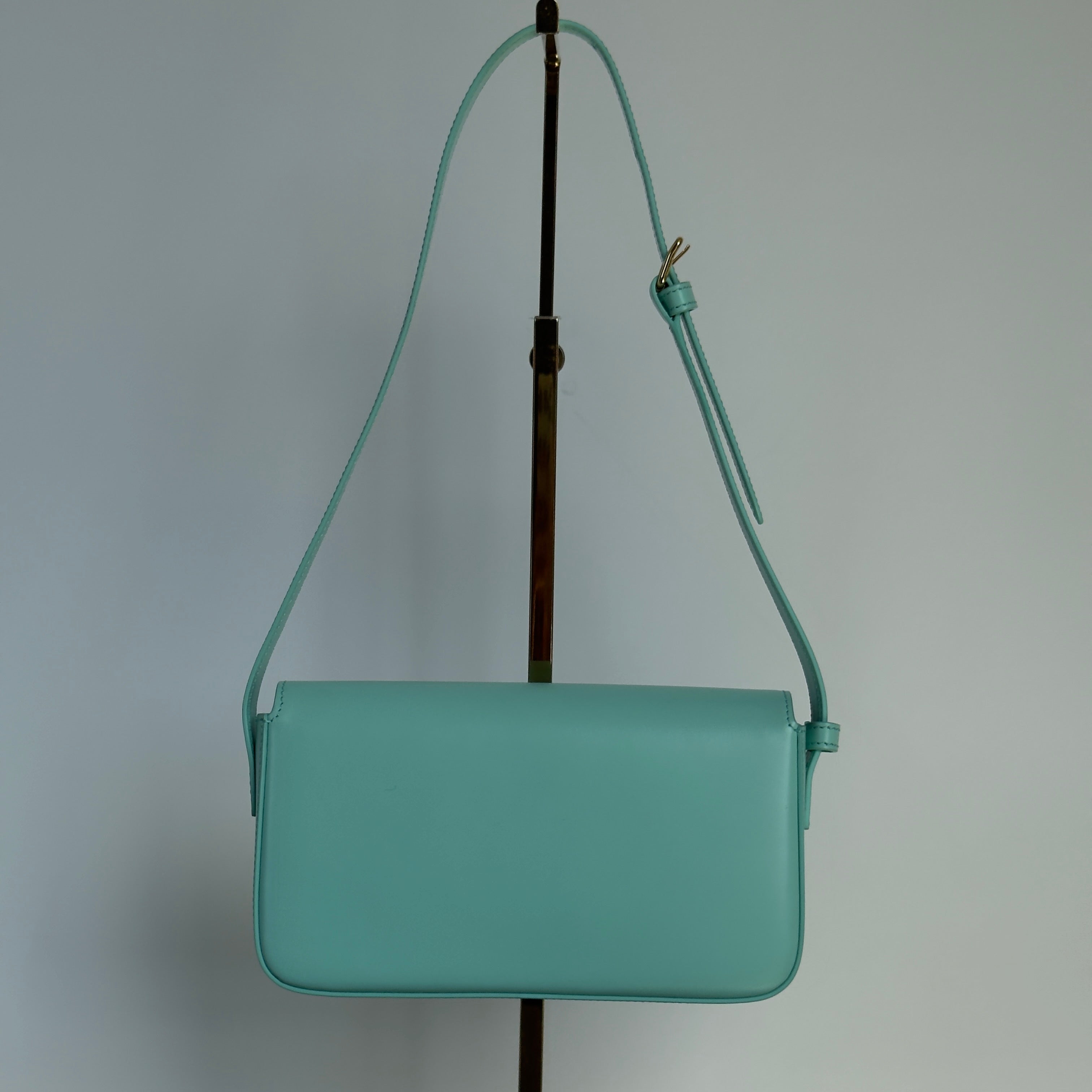 Celine Shoulder Bag Claude in Turquoise - Queen May