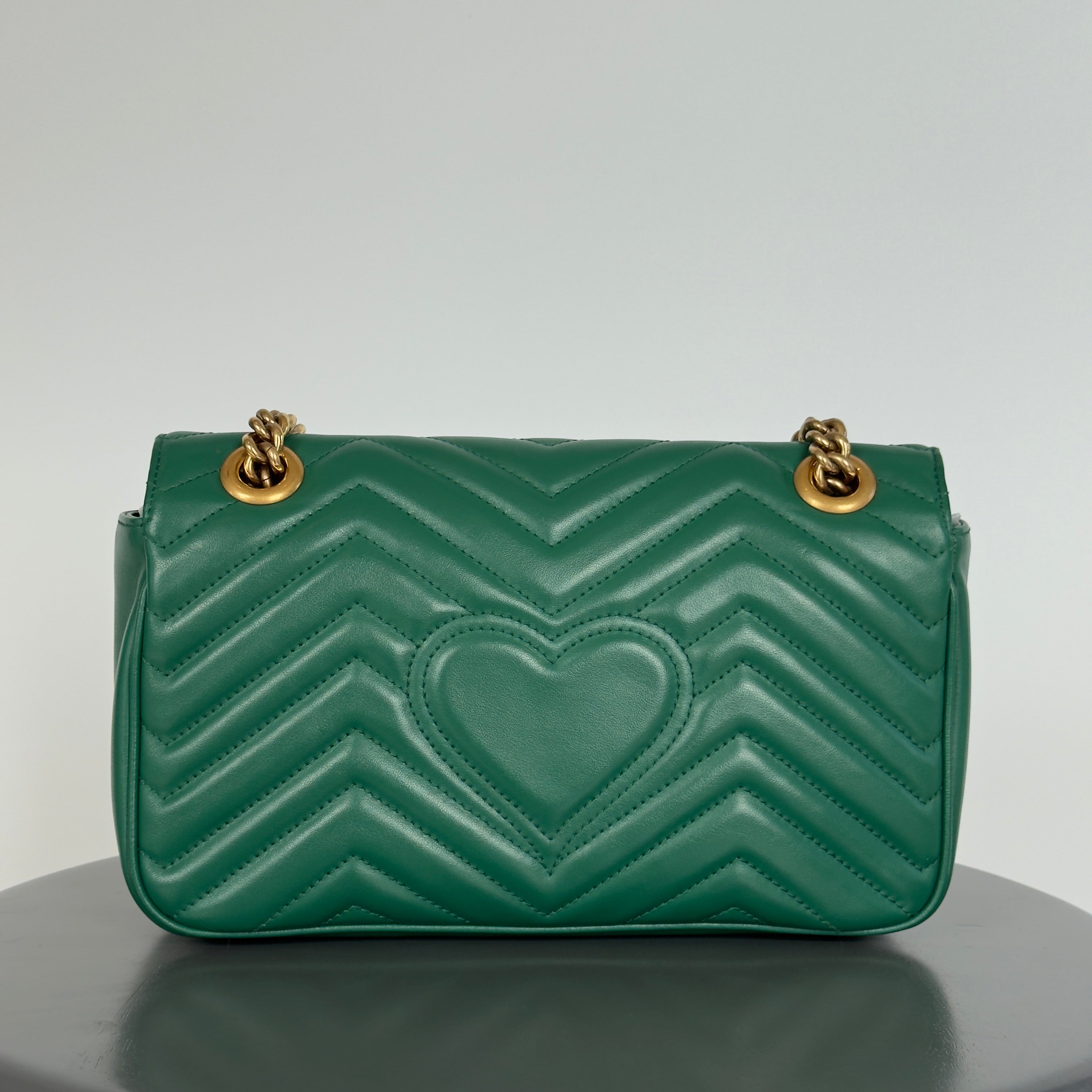 Gucci Double G Marmont Medium Green - Queen May