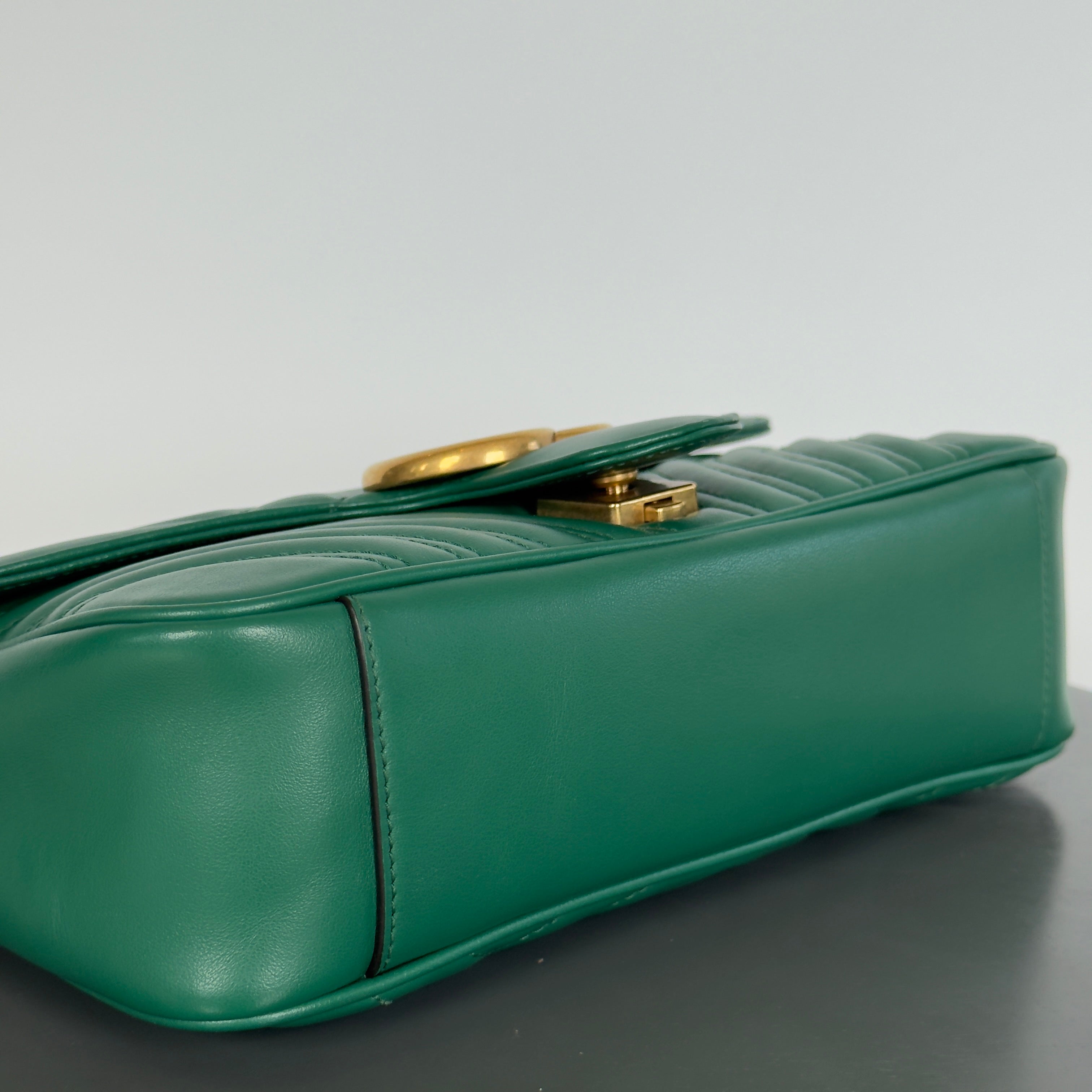Gucci Double G Marmont Medium Green - Queen May