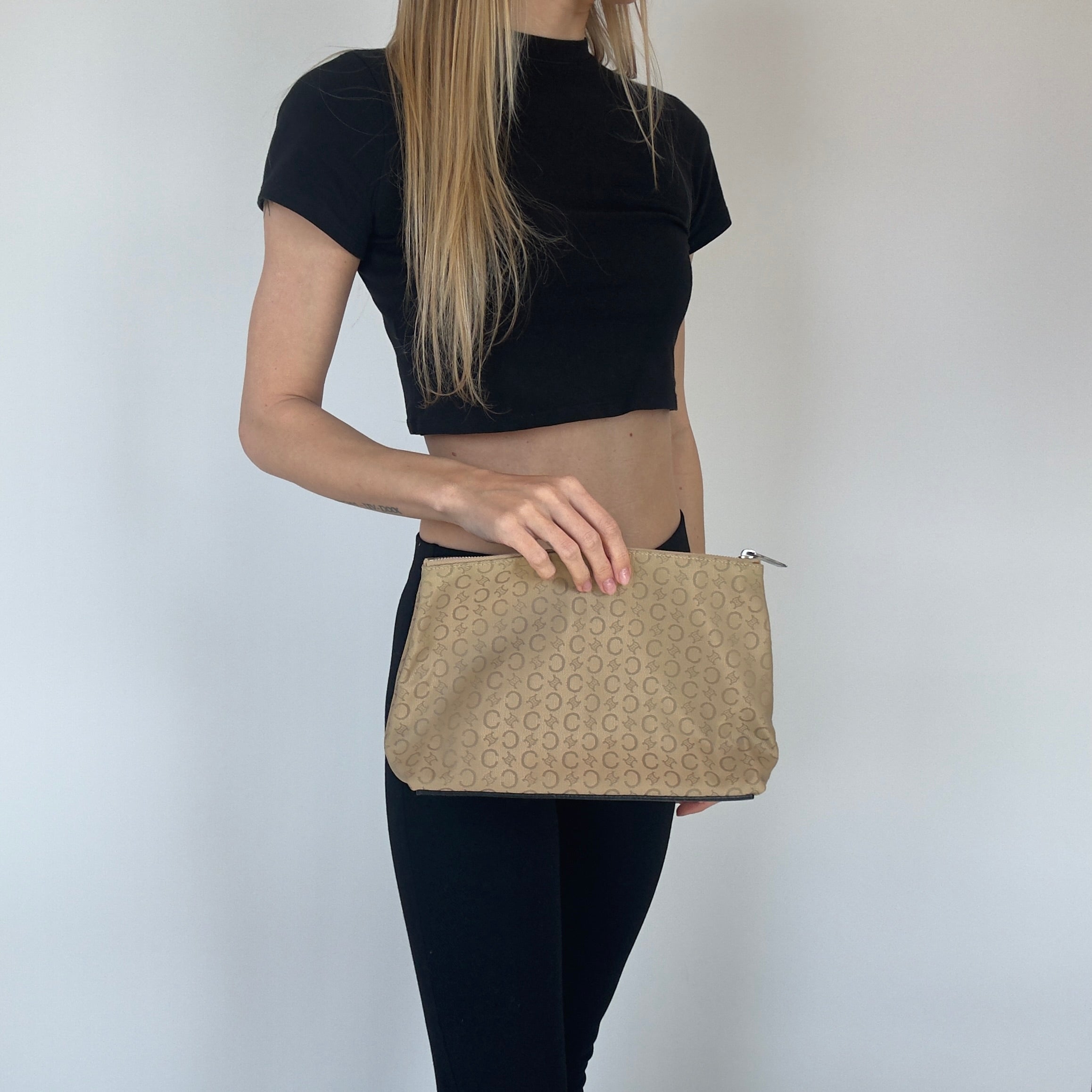 Celine Canvas Toiletry Pouch - Queen May