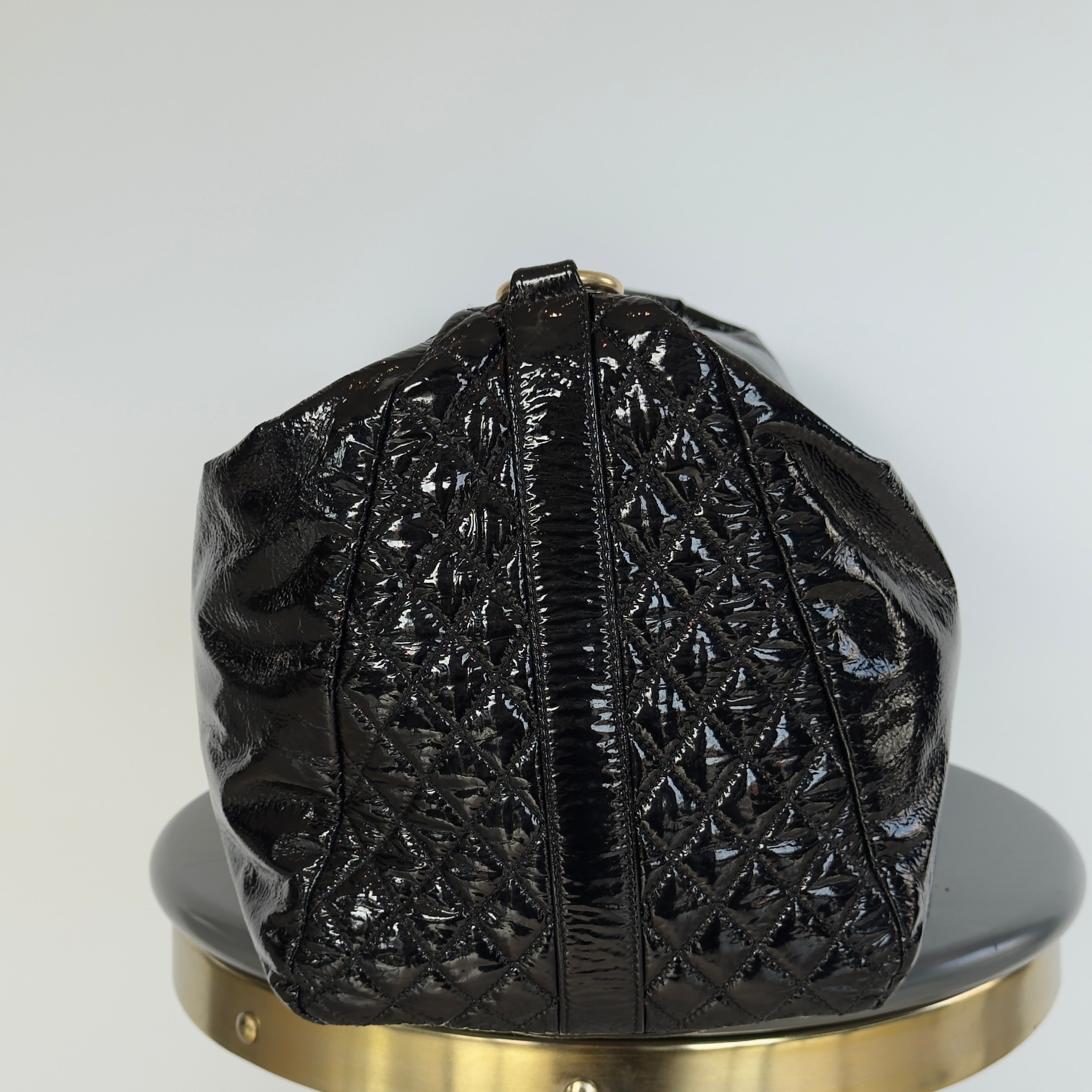 Chanel Patent Rock and Chain Bowler Bag - Queen May