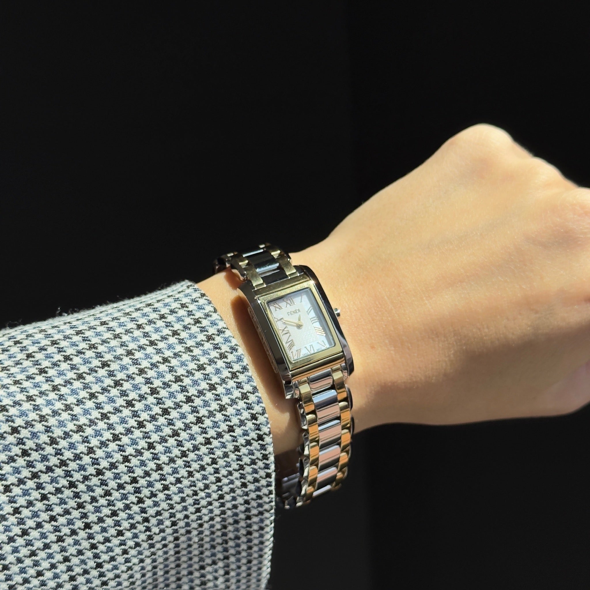 Fendi 7100L Two-Tone "Reverso" Watch - Queen May