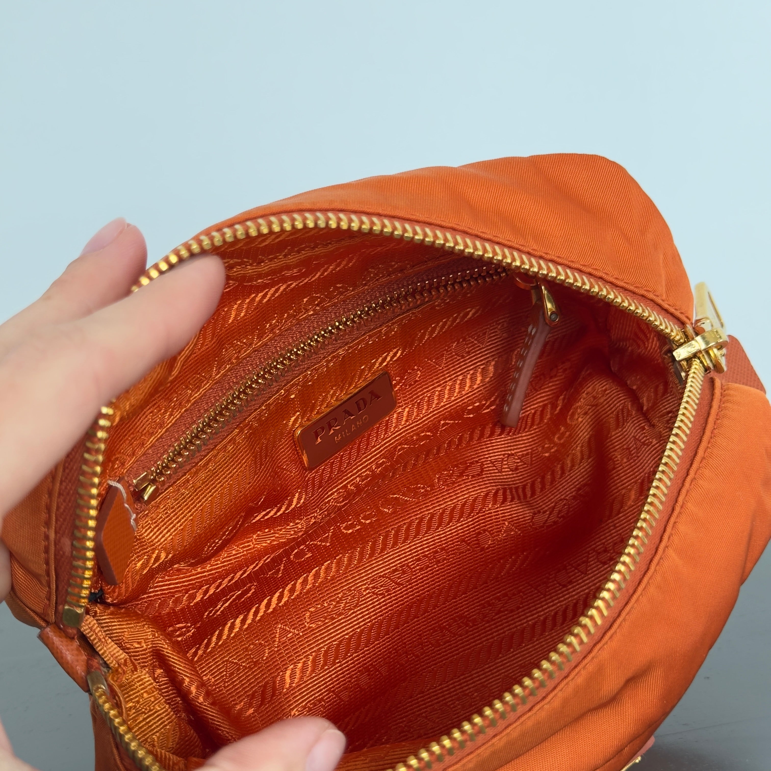 Prada Tessuto Cosmetic Pouch - Queen May