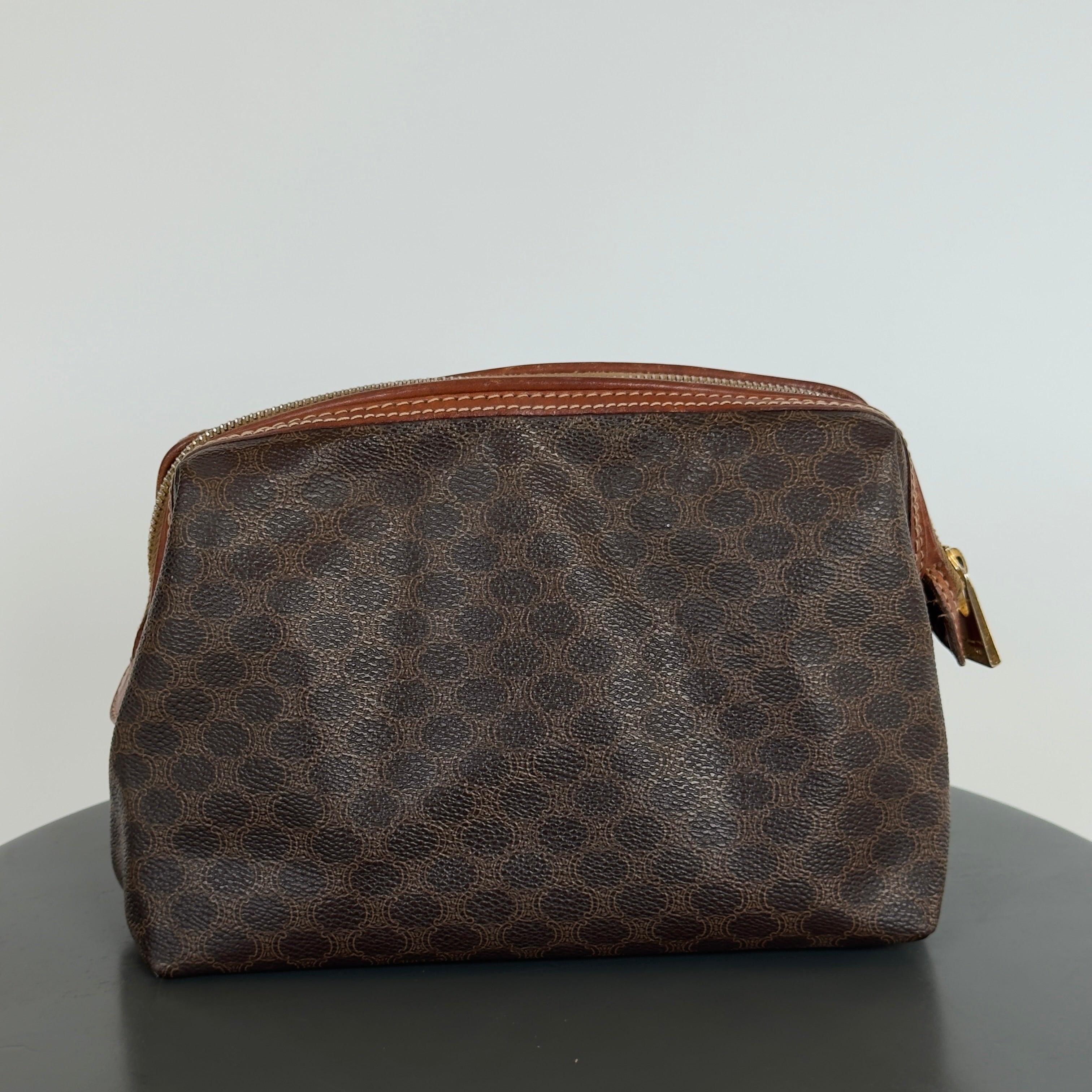 Vintage Celine Triomphe Toiletry Pouch - Queen May