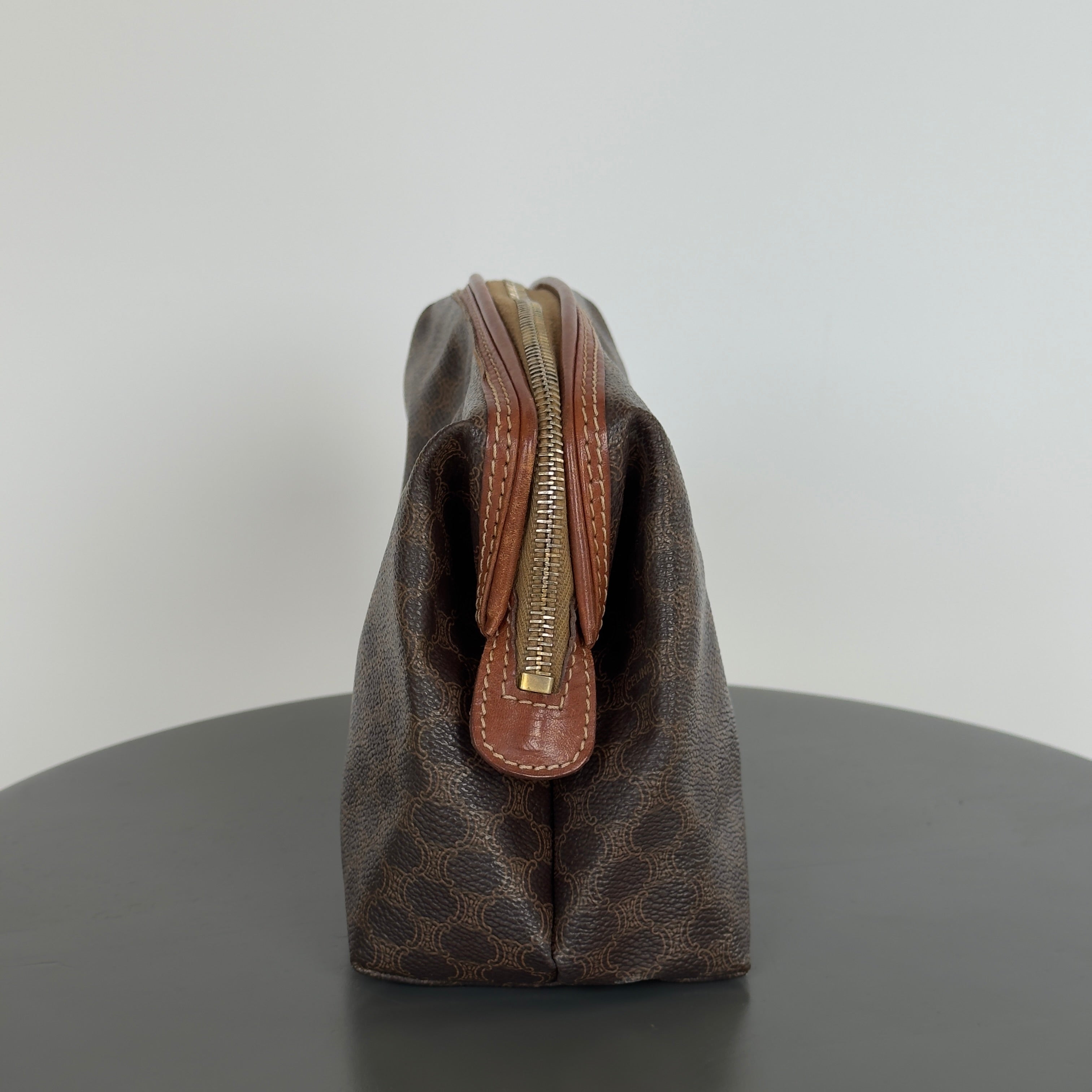 Vintage Celine Triomphe Toiletry Pouch - Queen May