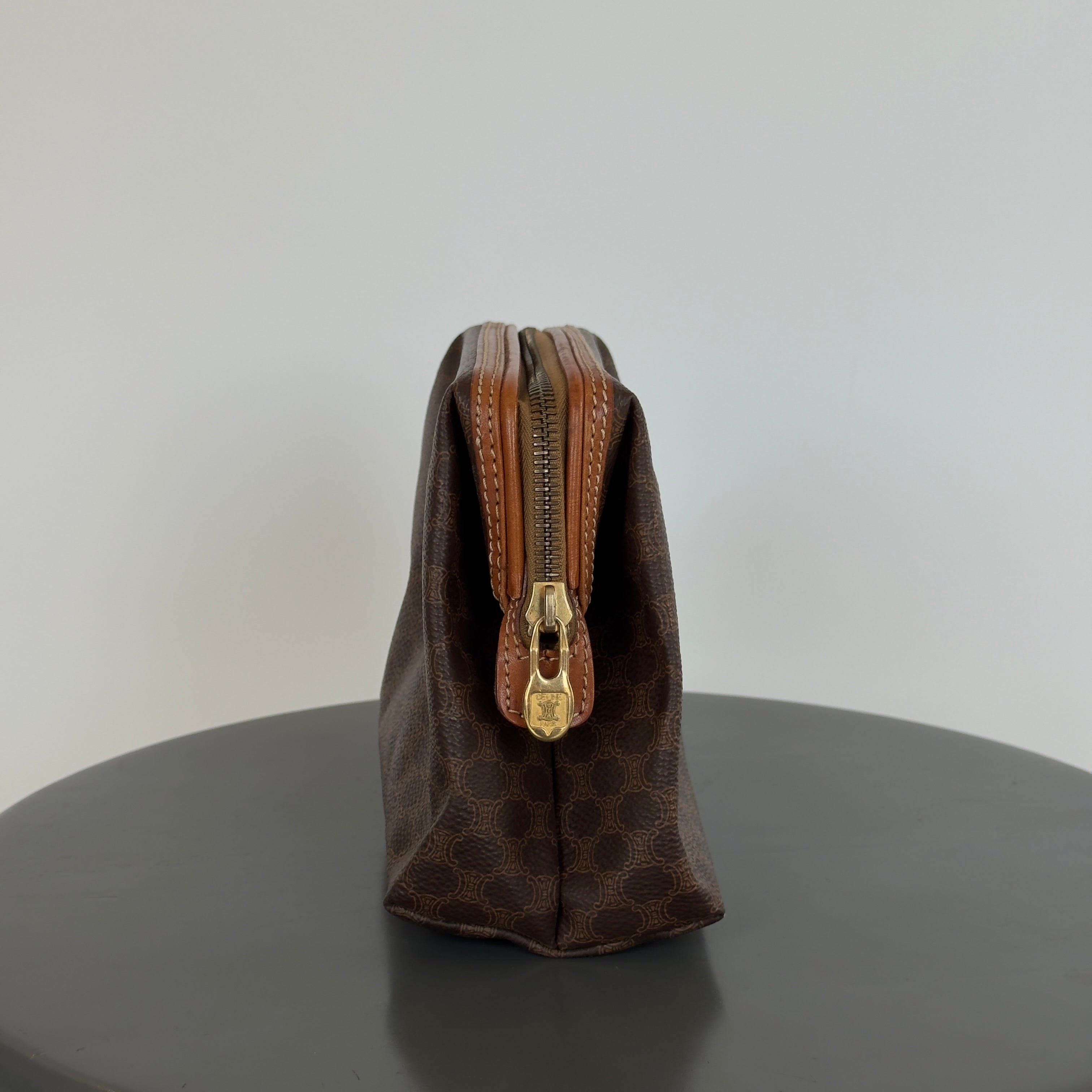 Vintage Celine Triomphe Toiletry Pouch - Queen May