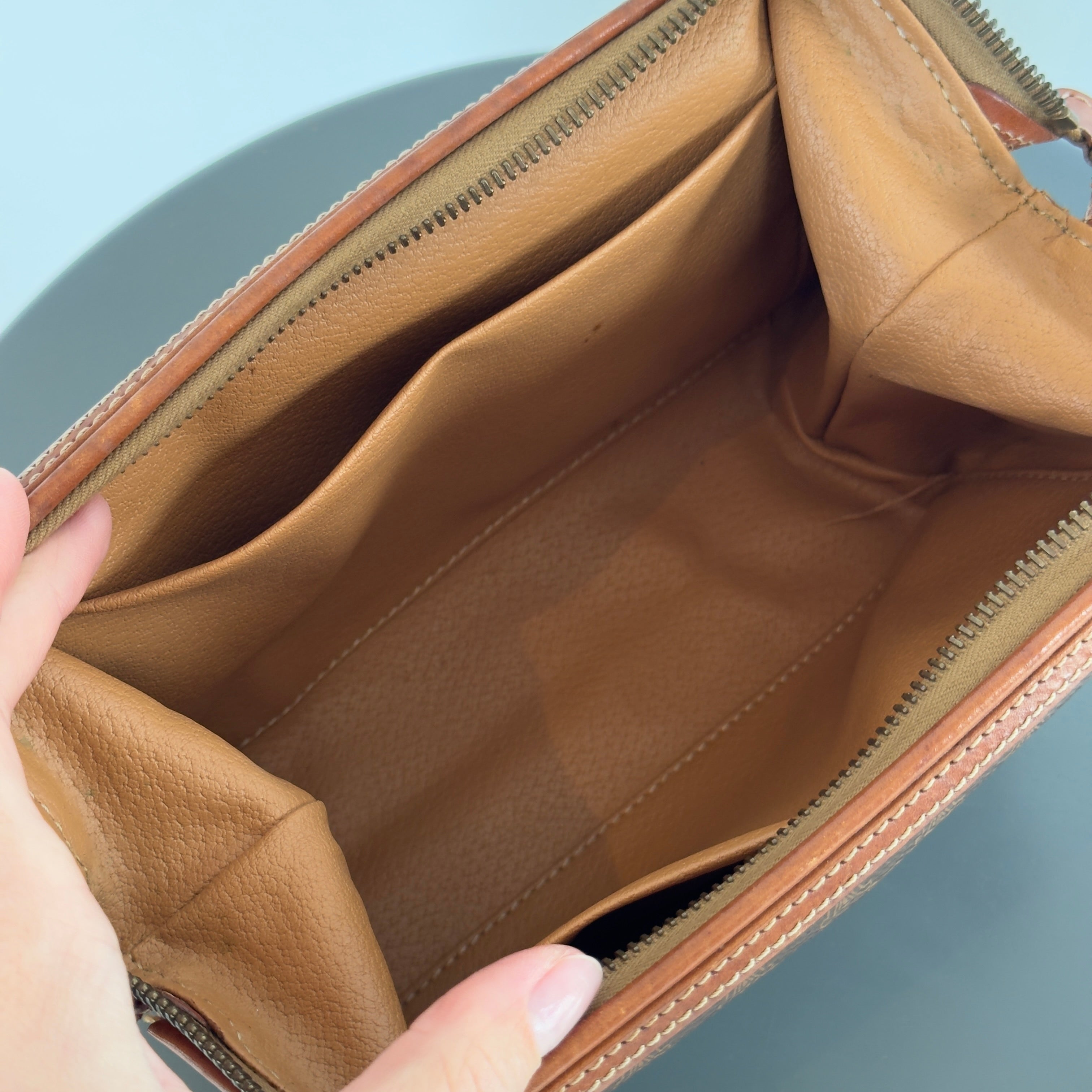 Vintage Celine Triomphe Toiletry Pouch - Queen May