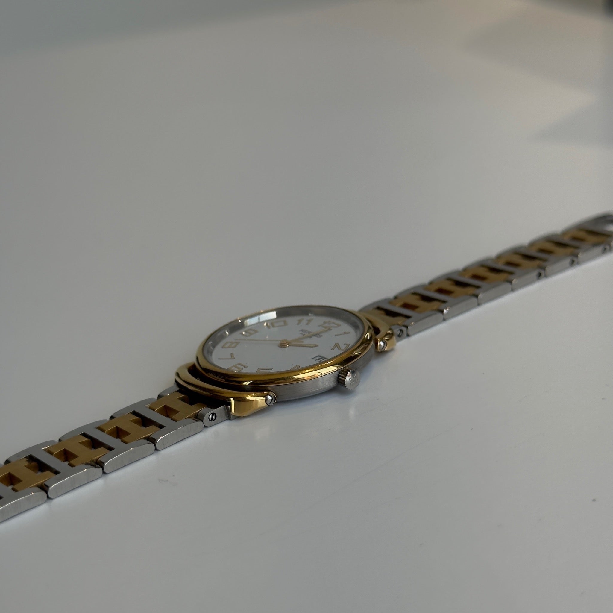 Hermes Pullman Watch Two-Tone - Queen May