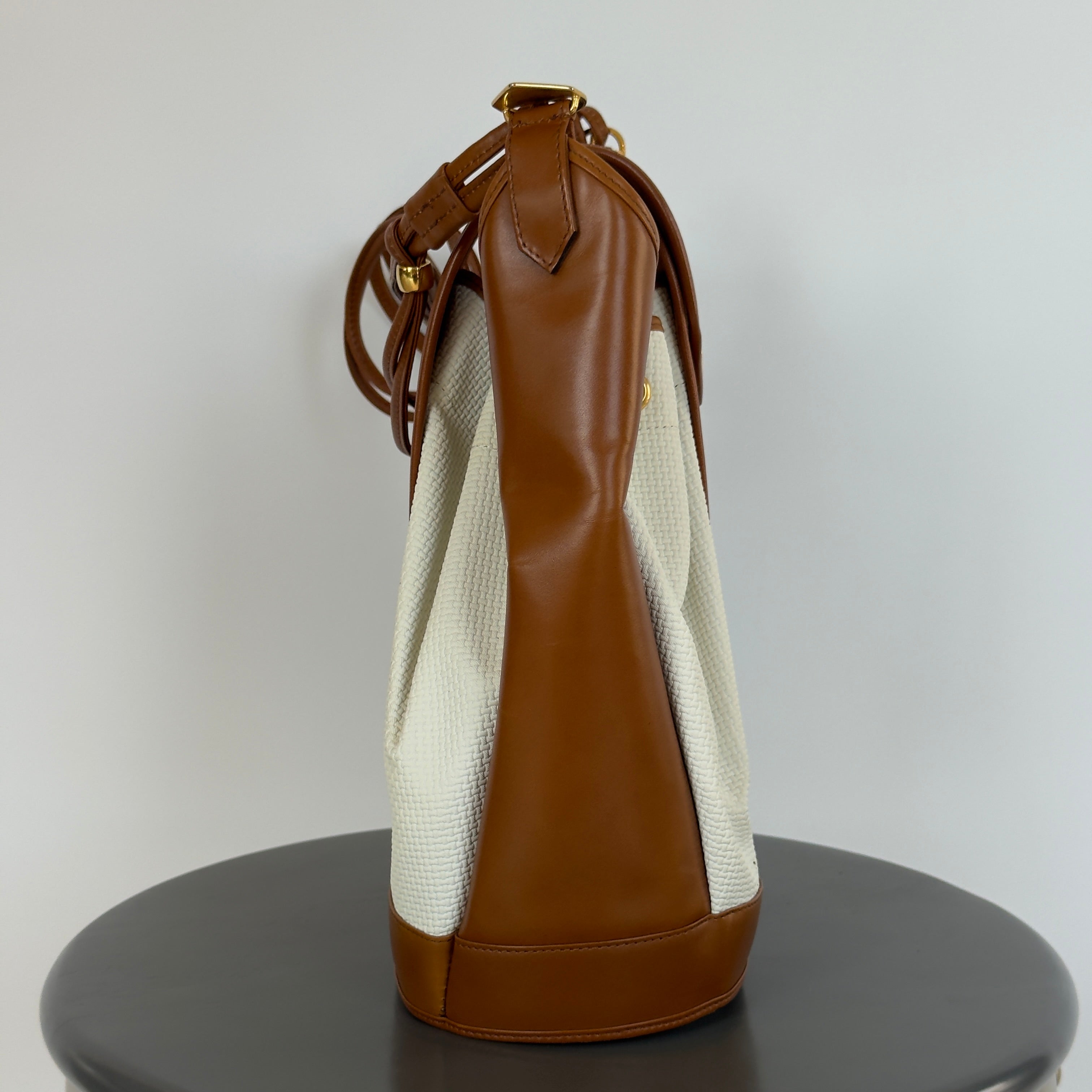 Vintage Yves Saint Laurent Bucket Bag With Pouch - Queen May