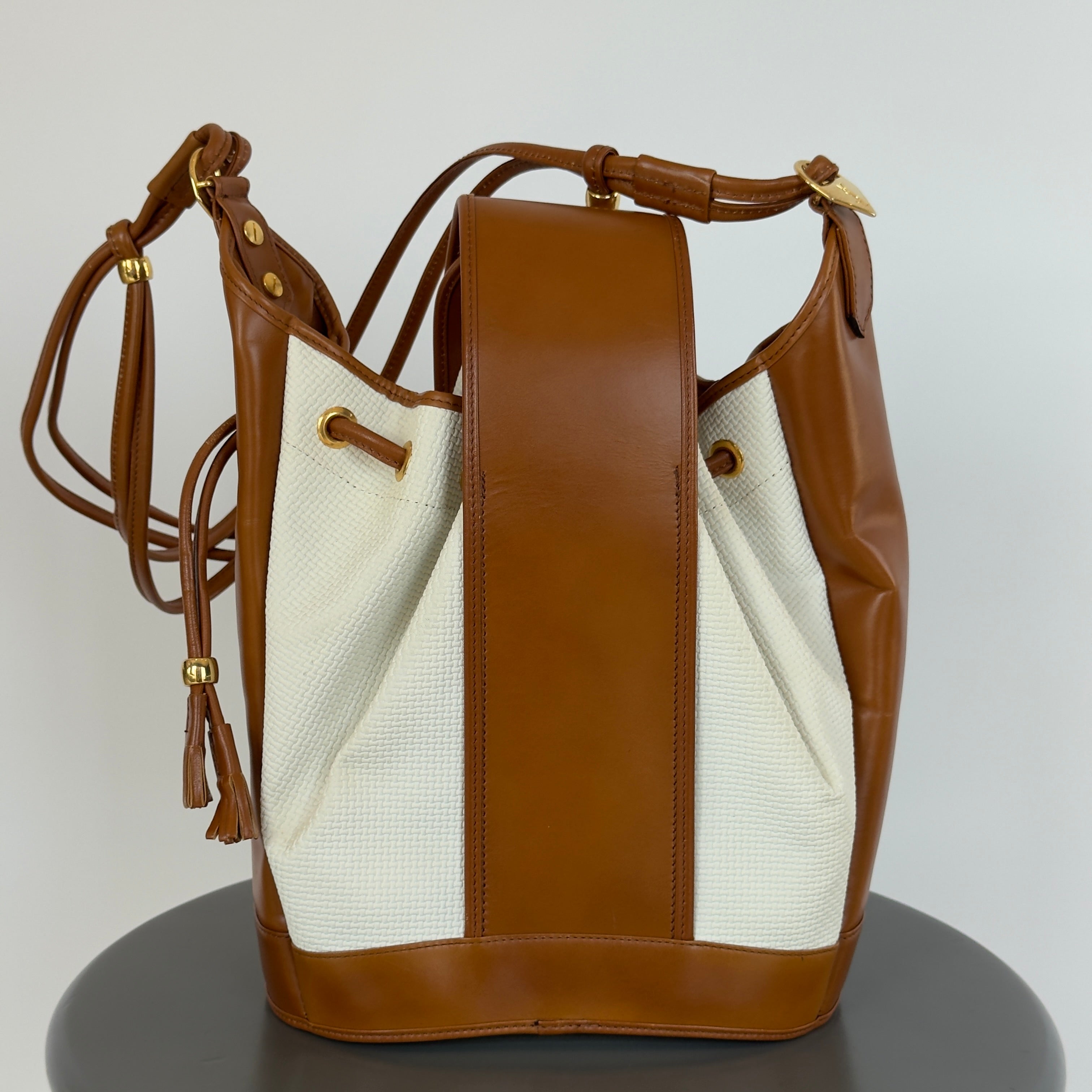 Vintage Yves Saint Laurent Bucket Bag With Pouch - Queen May