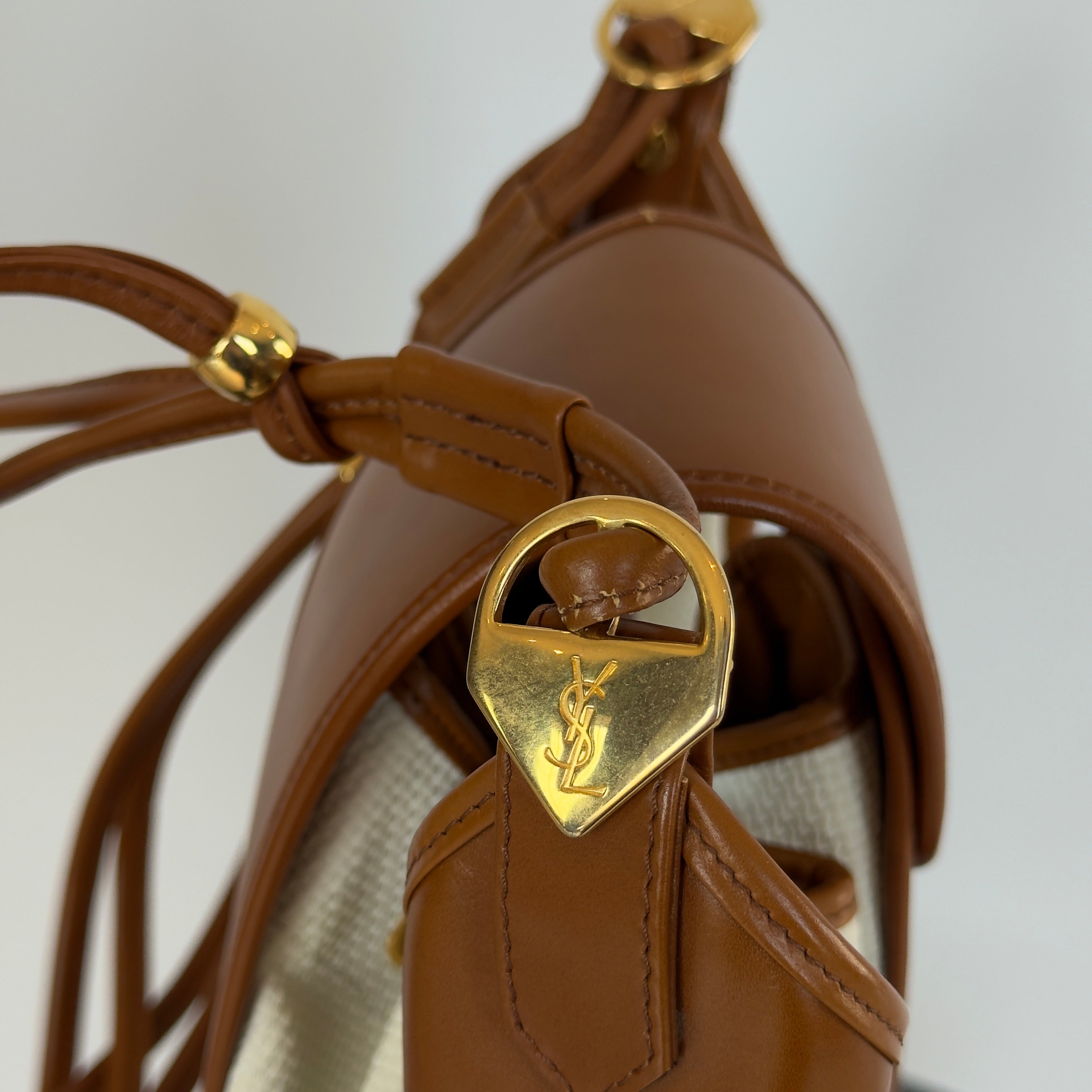 Vintage Yves Saint Laurent Bucket Bag With Pouch - Queen May