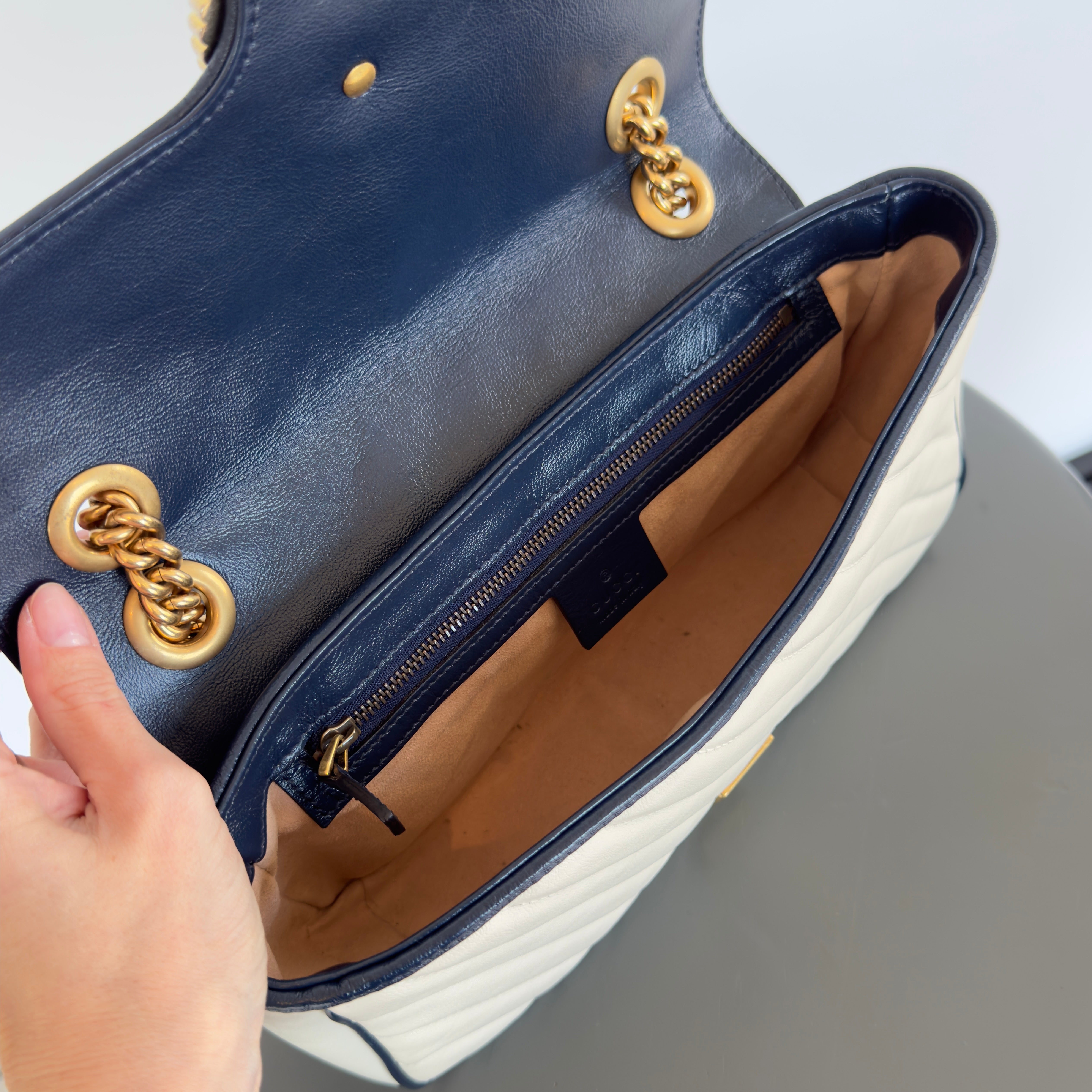 Gucci Vintage Effect Marmont - Queen May