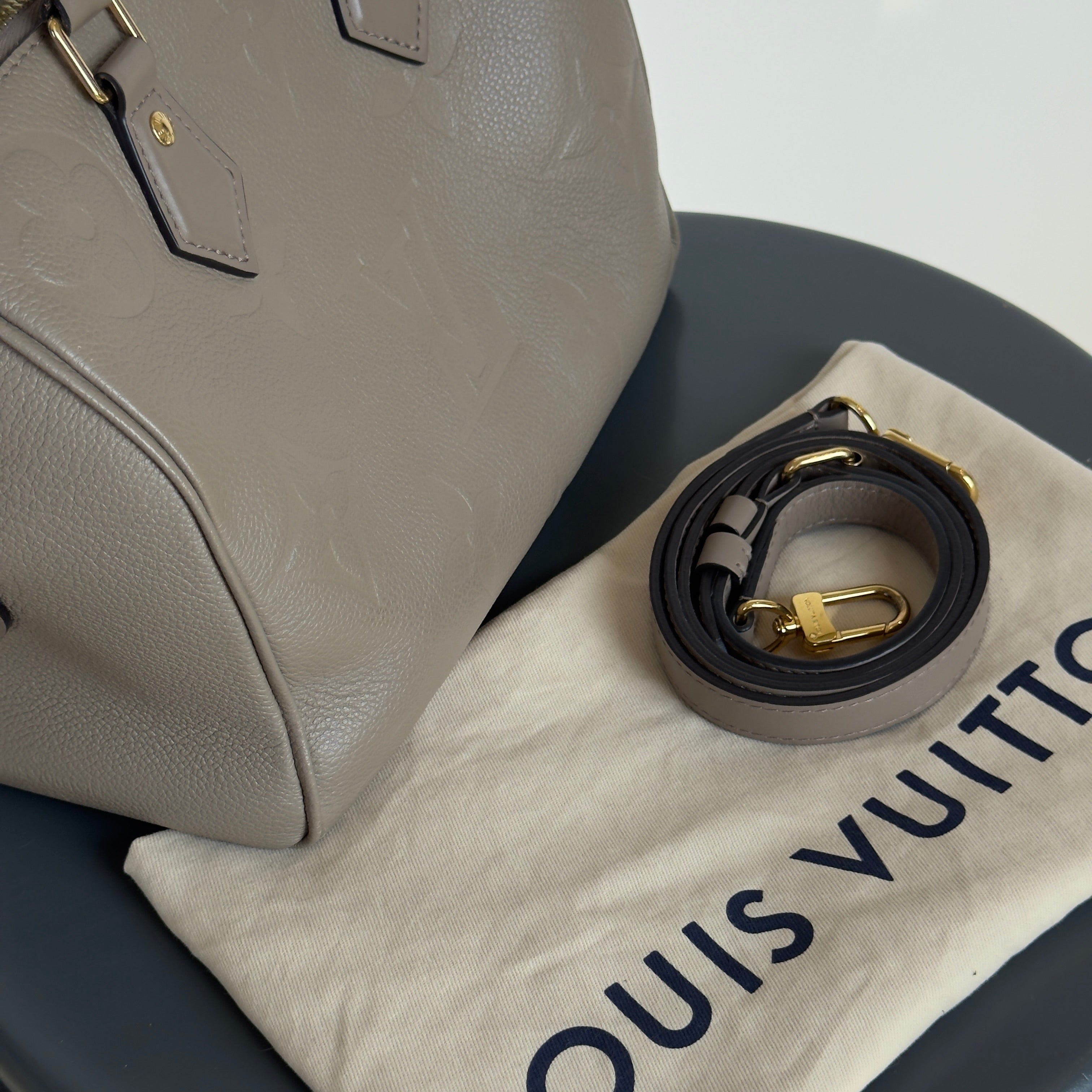 Louis Vuitton Monogram Empreinte Speedy Bandouliere 25 - Queen May
