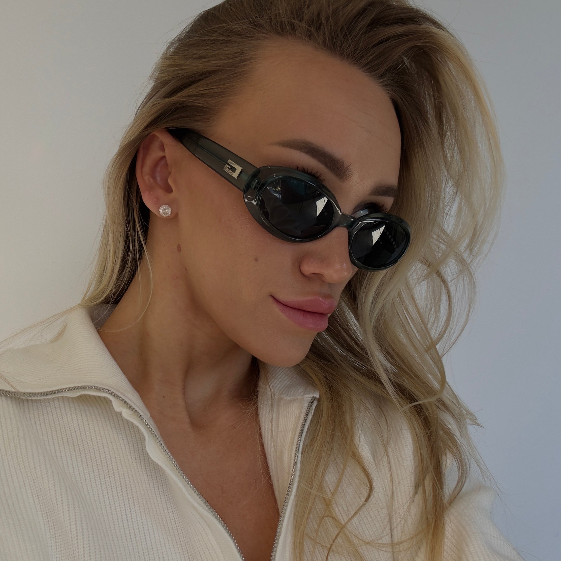 Gucci Transparent "Cool Grey" Sunglasses - Queen May
