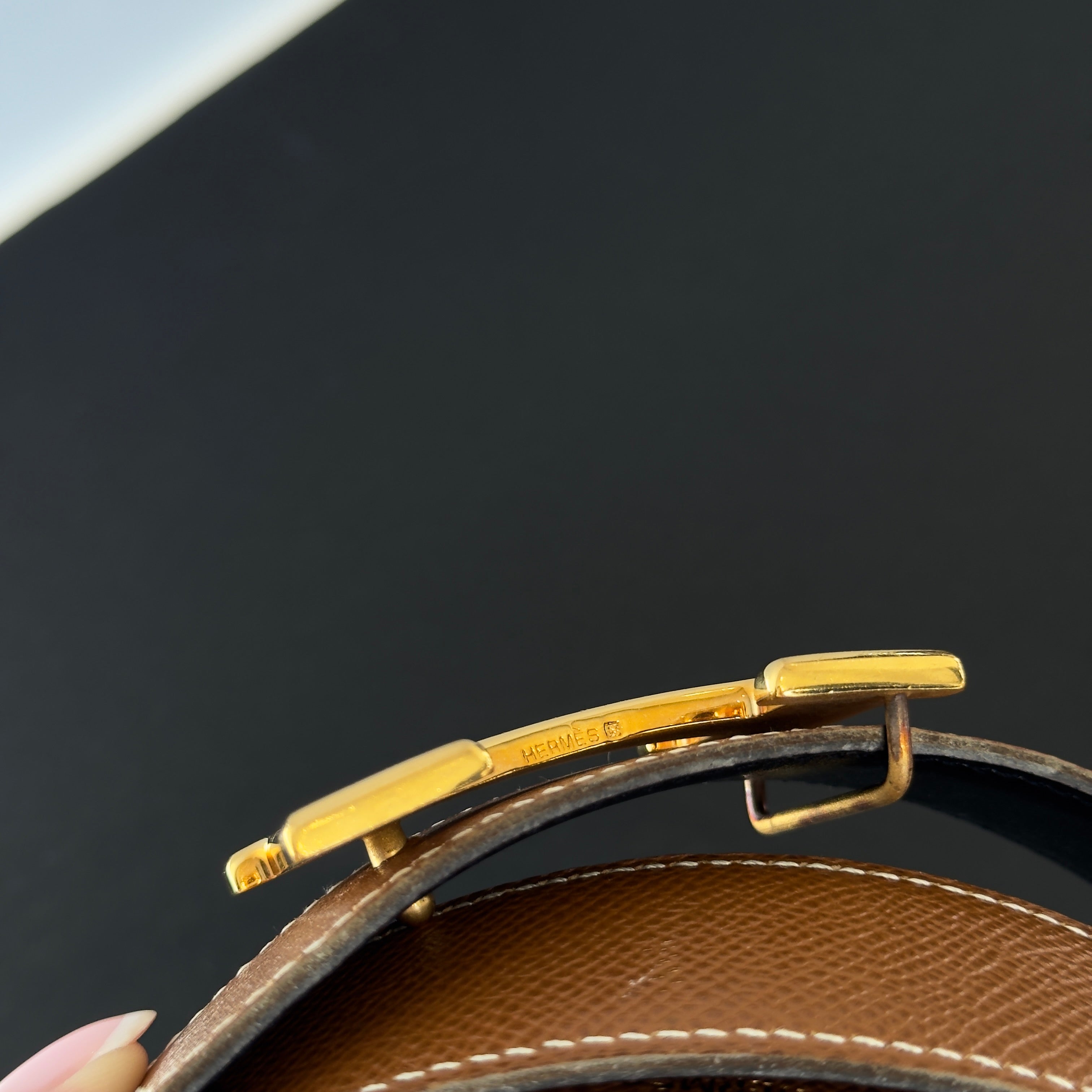 Hermes Box Togo 32mm H Belt 90 - Queen May